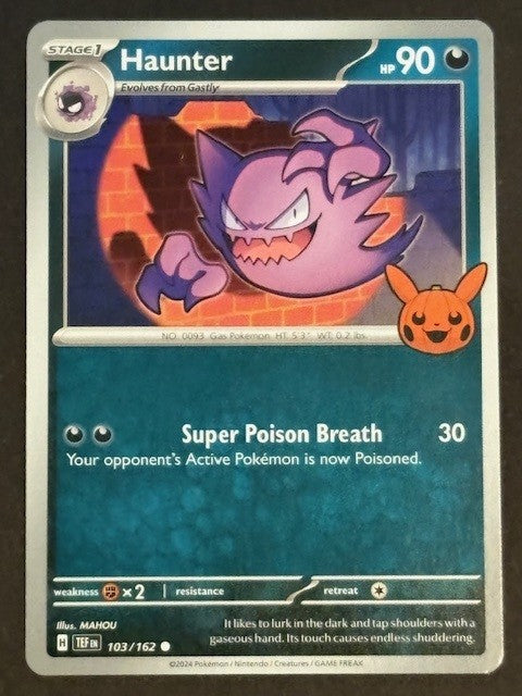 Haunter 103/162 – Pokémon 2024 TEF EN
