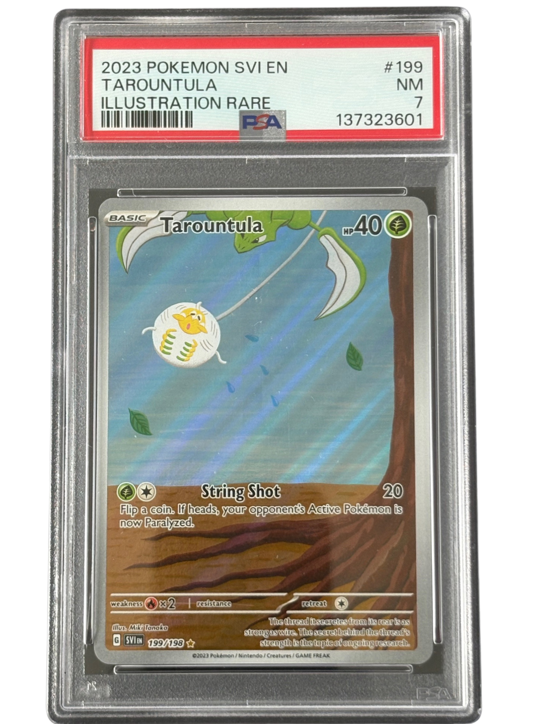 Tarountula 199/198 Scarlet & Violet (2023) PSA 7 NM
