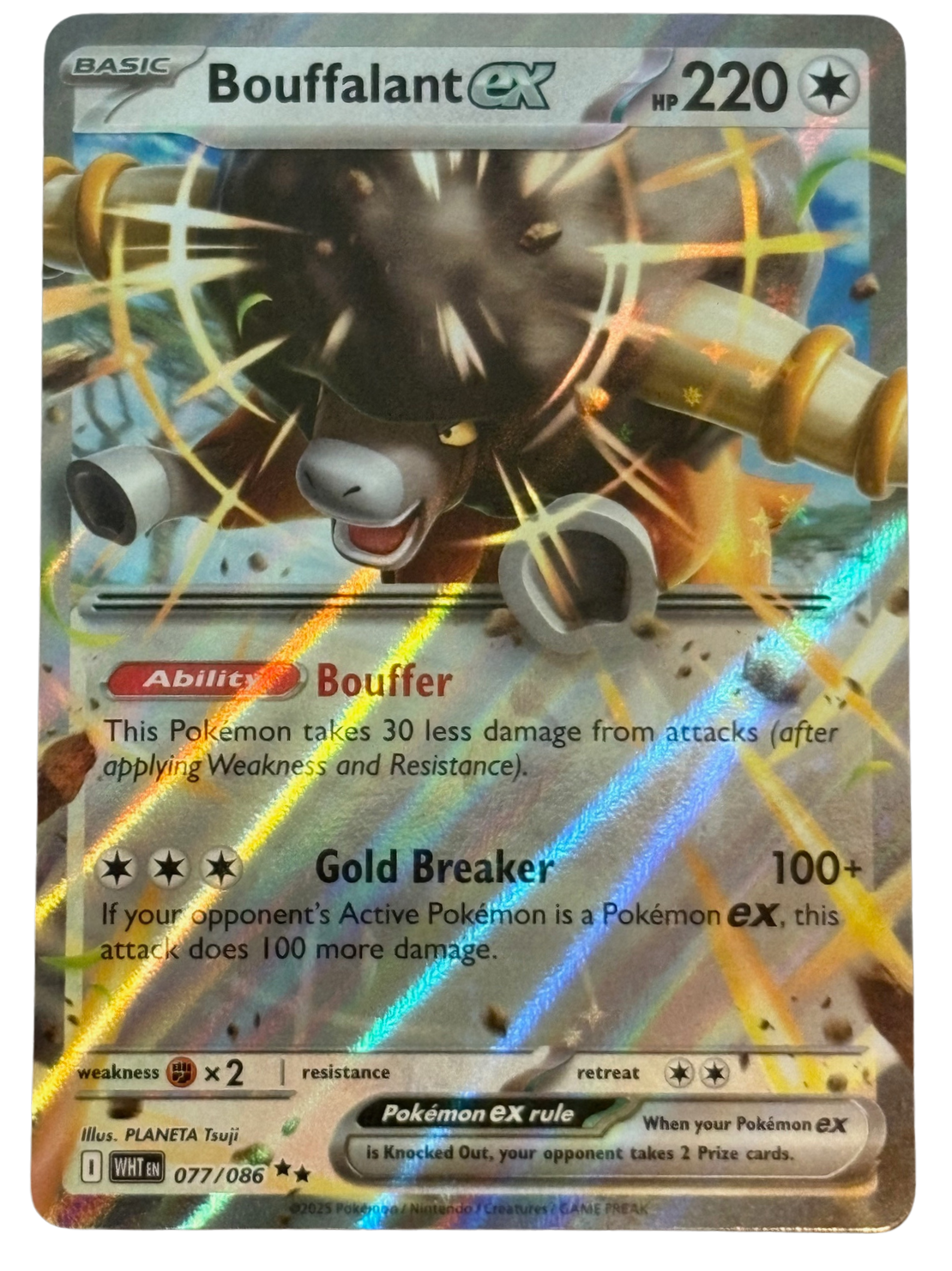 Bouffalant ex 077/086 White Flare (2025) [Near Mint]