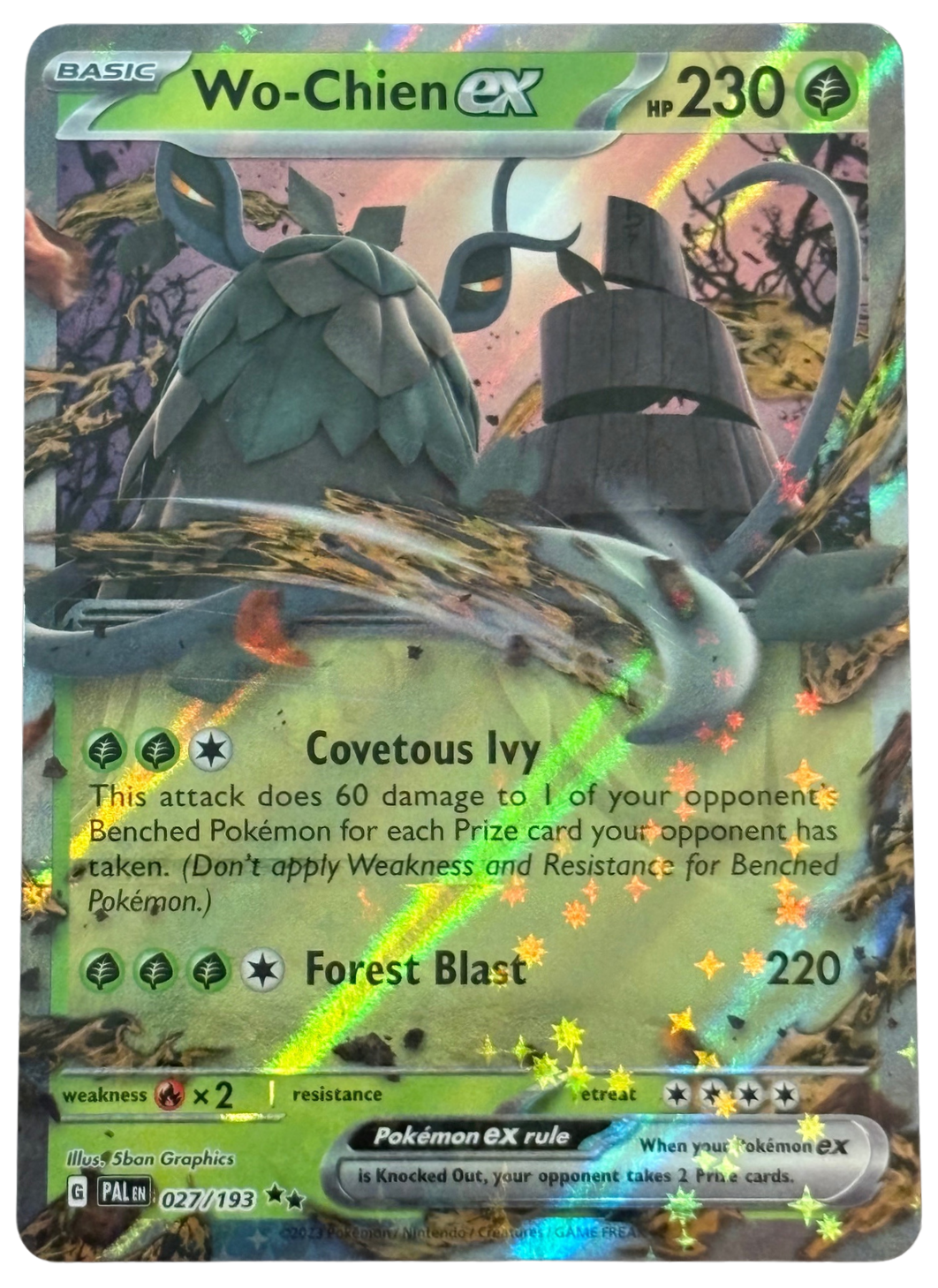 Wo-Chien ex 027/193 Paldea Evolved (2023) [Near Mint]