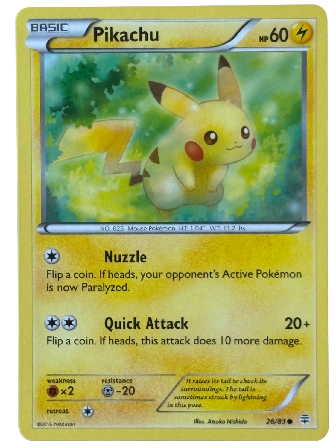 Pikachu 26/83 GEN EN (2016) [Near Mint]