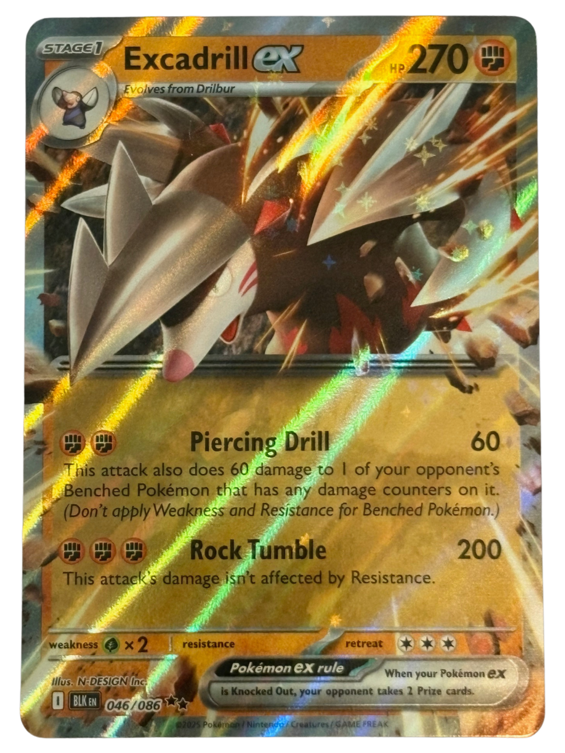 Excadrill ex 046/086 Shrouded Fable (2024) [Near Mint]