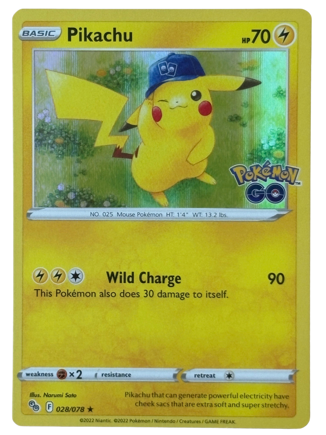 Pikachu 028/078 PGO EN (2022) [Near Mint]