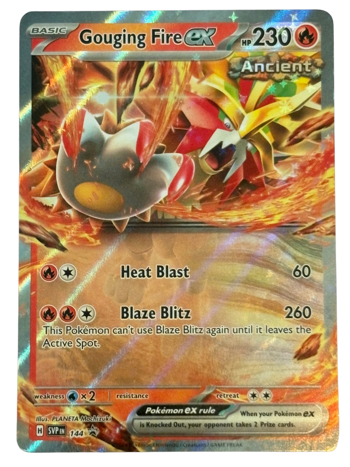 Gouging Fire ex Black Star Promos (2024) [Near Mint]