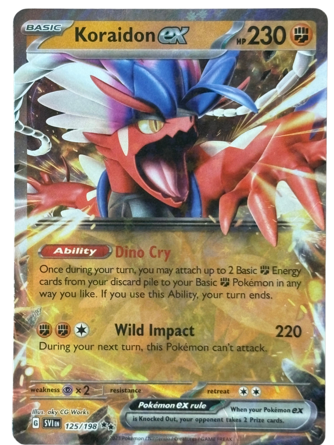 Koraidon ex 125/198 Scarlet & Violet (2023) [Near Mint]