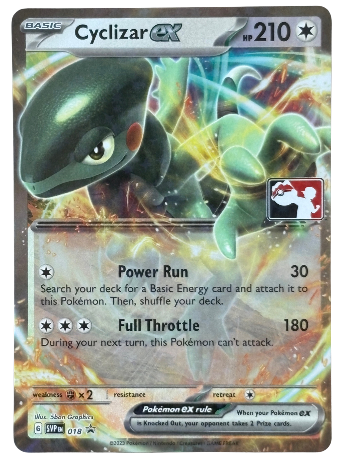 Cyclizar ex SVP 018 Black Star Promos (2023) [Near Mint]