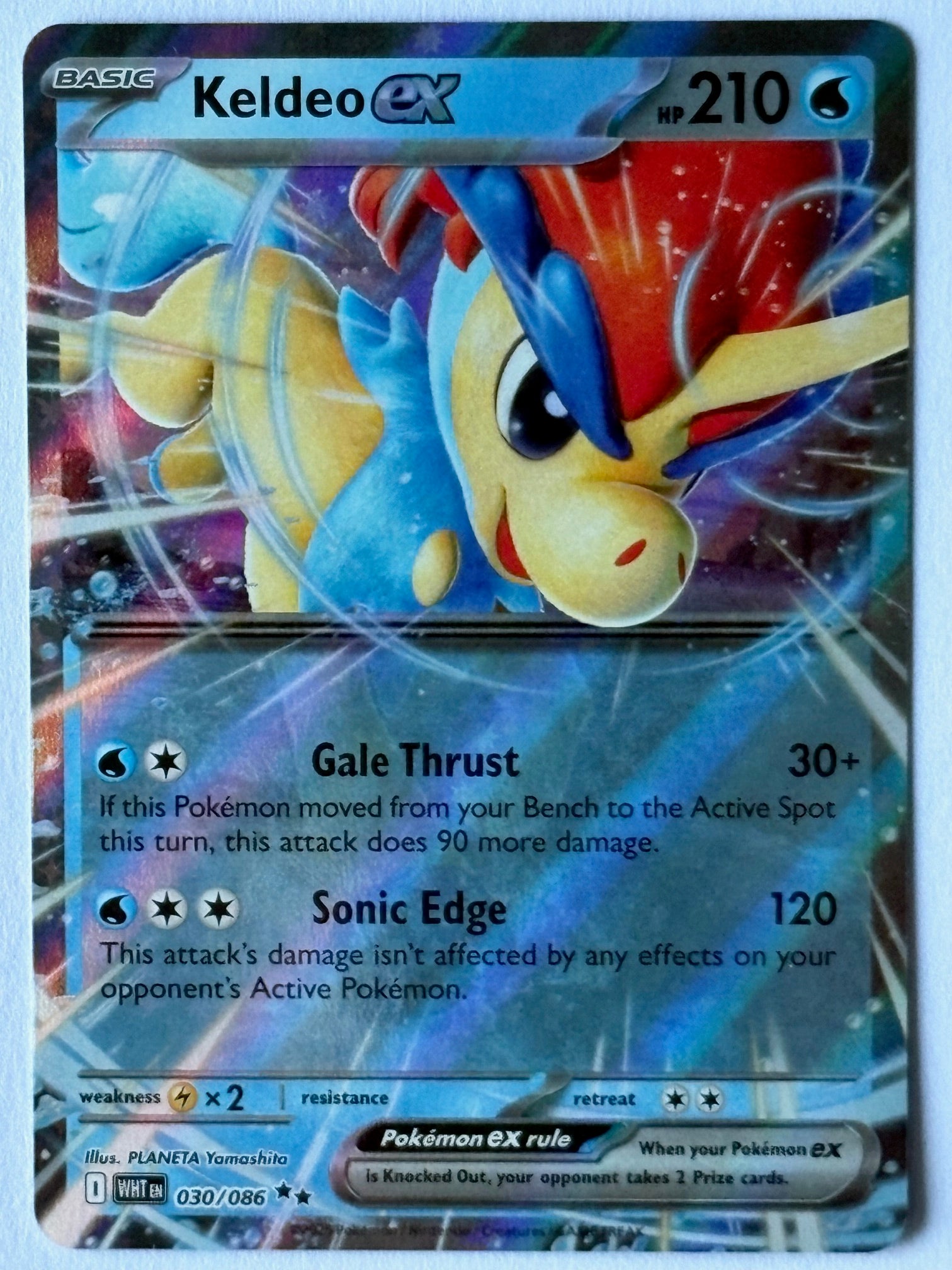 Keldeo ex – 030/086 WHT