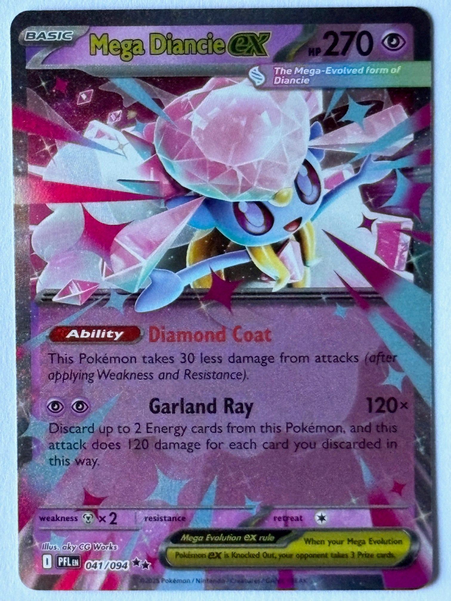 Mega Diancie ex – 041/094 PFL