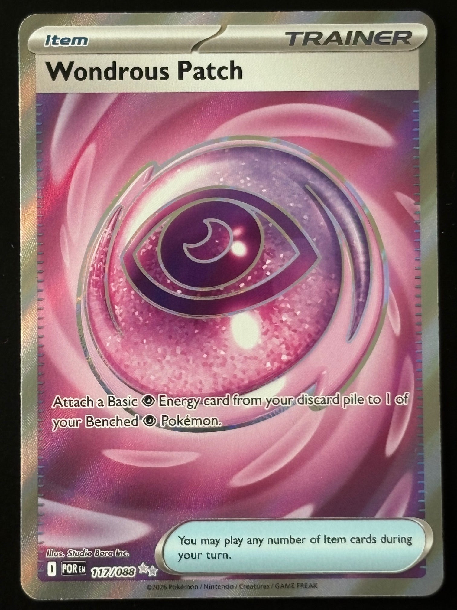 Wondrous Patch – Pokémon 2026 POR EN 117/088 Secret Rare Trainer Item