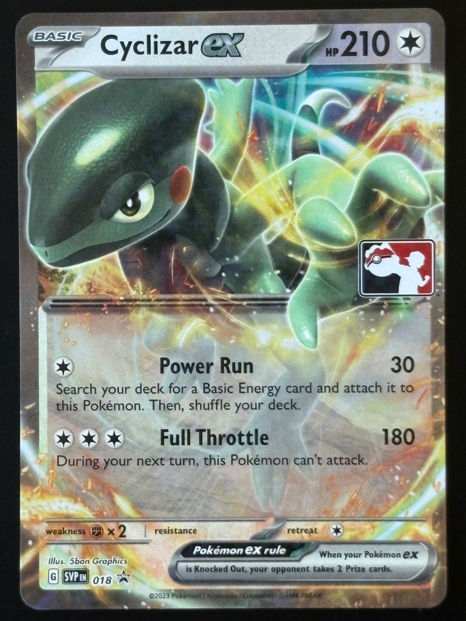 Cyclizar ex – Pokemon 2023 Black Star Promos EN SVP 018 Promo