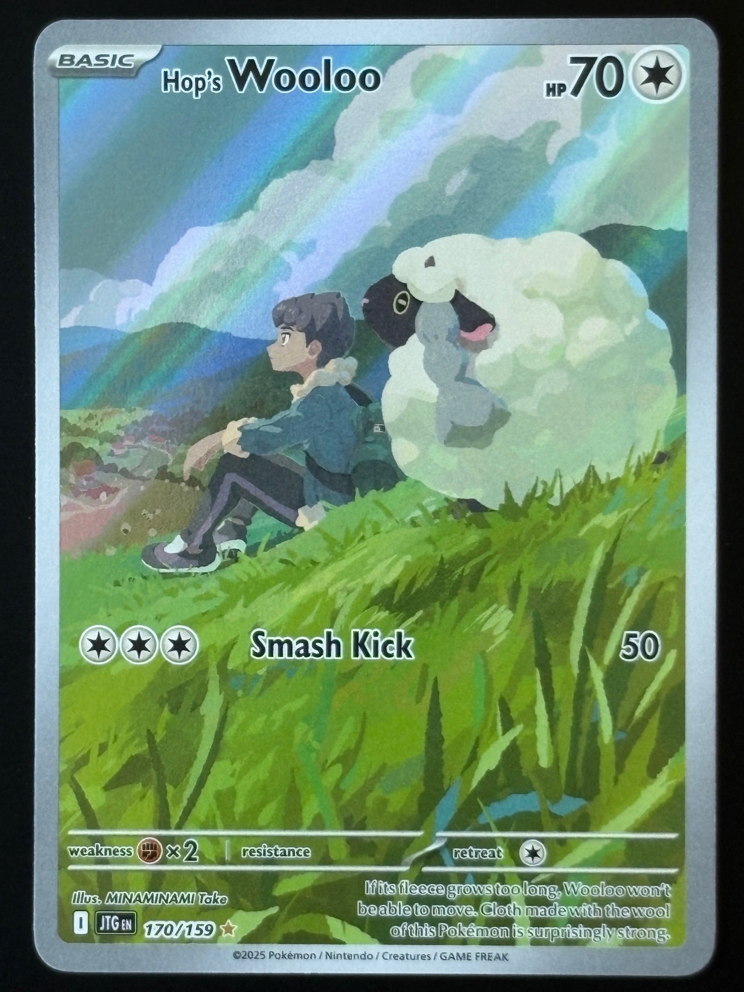 Hop's Wooloo – Pokemon 2025 Journey Together EN 170/159 Illustration Rare