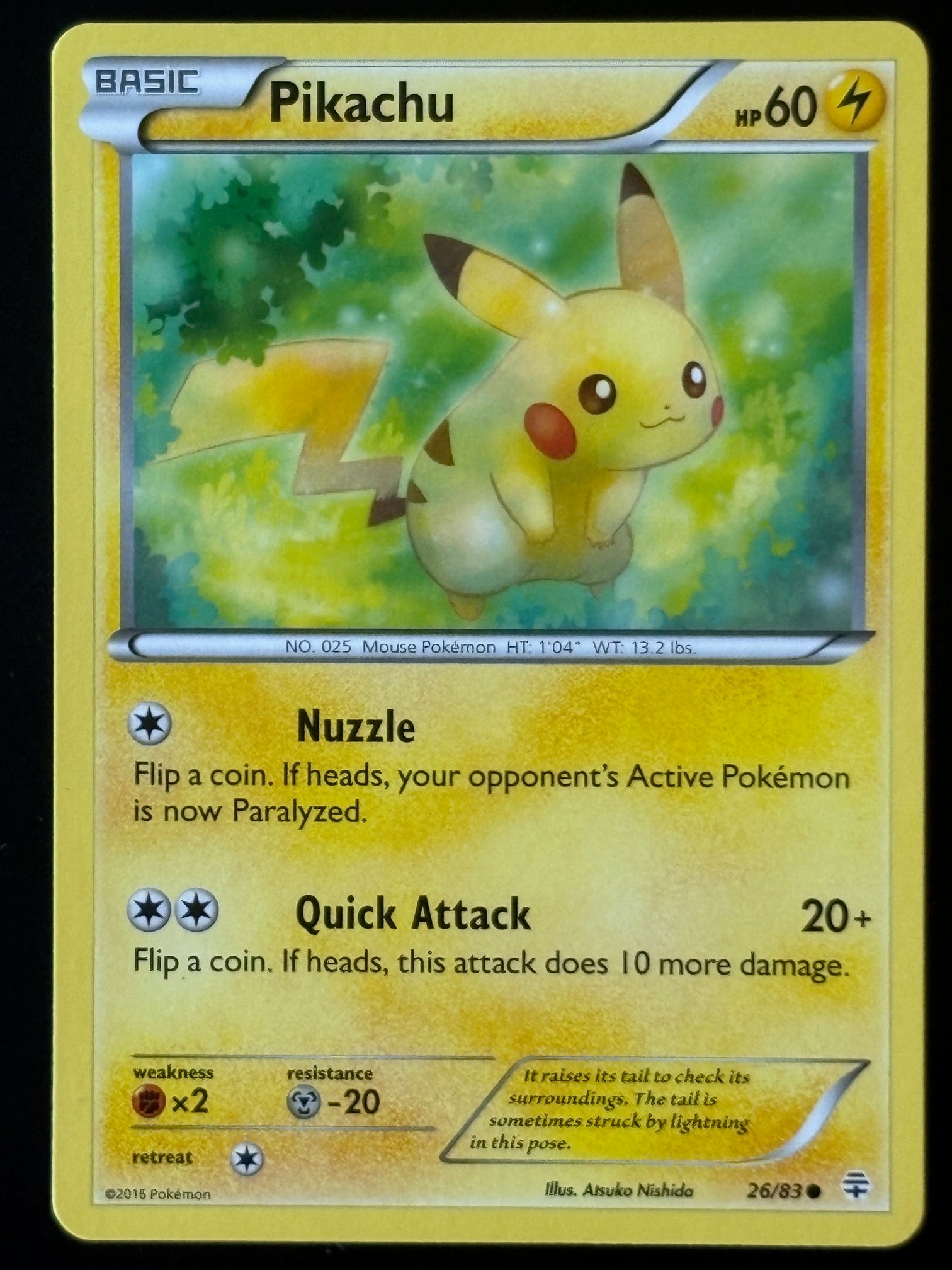 Pikachu – Pokemon 2016 XY Generations EN 26/83 Holo Rare