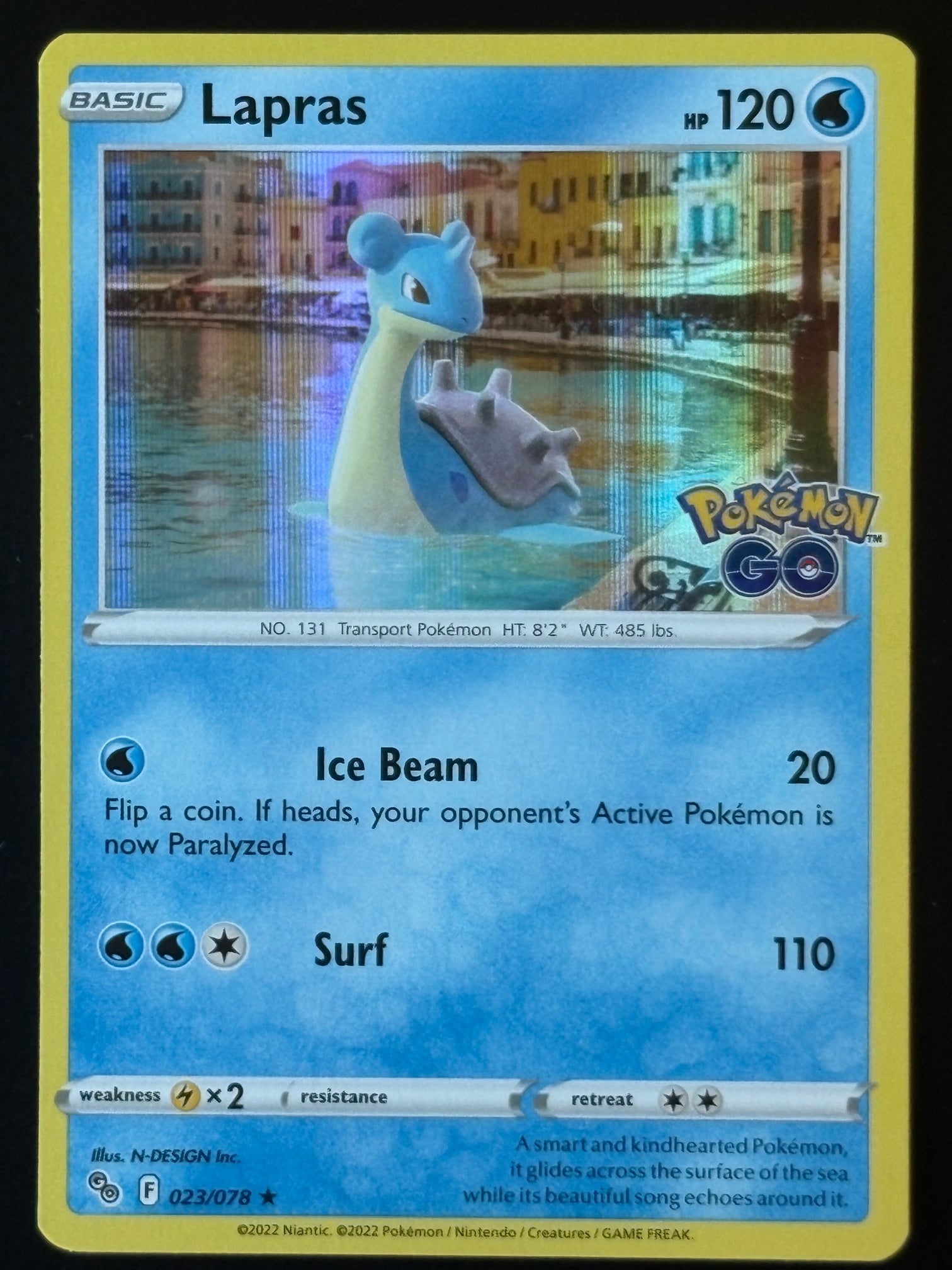 Lapras – Pokemon 2022 Pokemon GO EN 023/078 Holo Rare