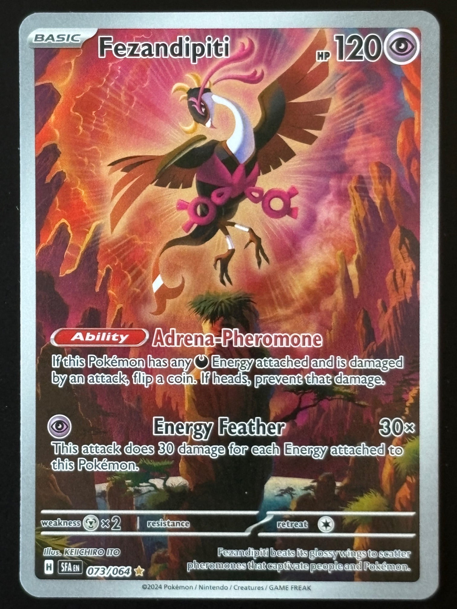 Fezandipiti – Pokemon 2024 Shrouded Fable EN 073/064 Illustration Rare