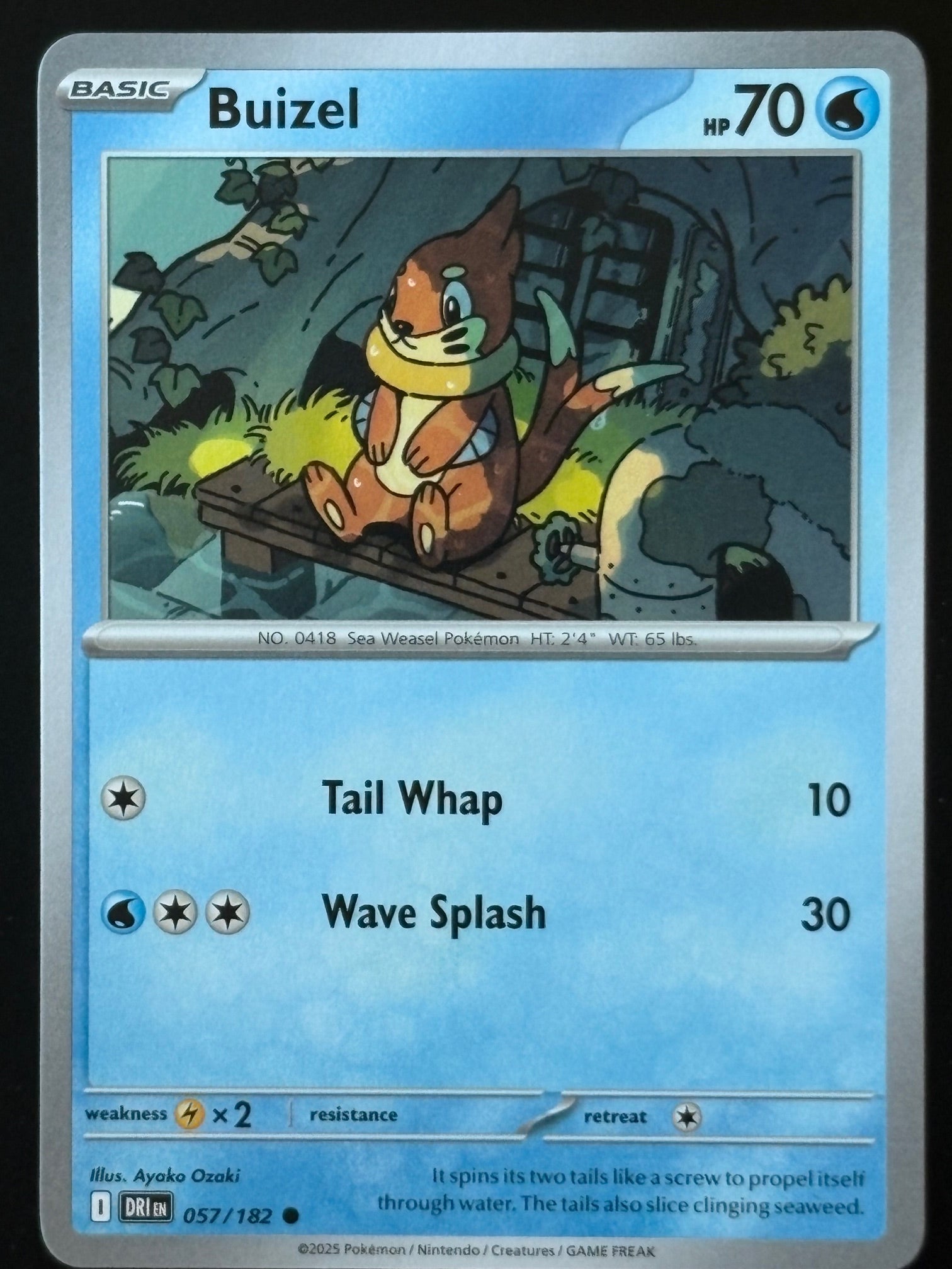 Buizel – Pokemon 2025 Destined Rivals EN 057/182 Common