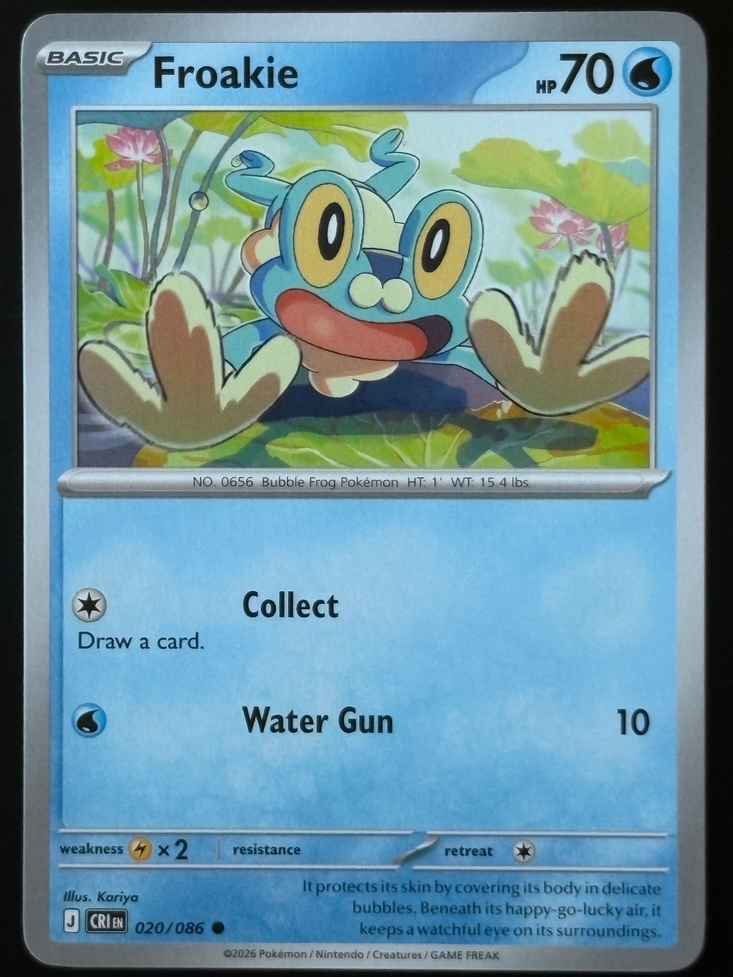 Froakie – Pokemon 2026 Crimson Ivy EN 020/086 Common
