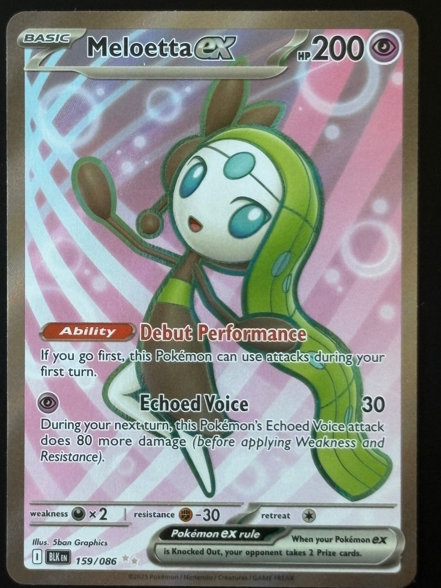 Meloetta ex – 159/086 BLK