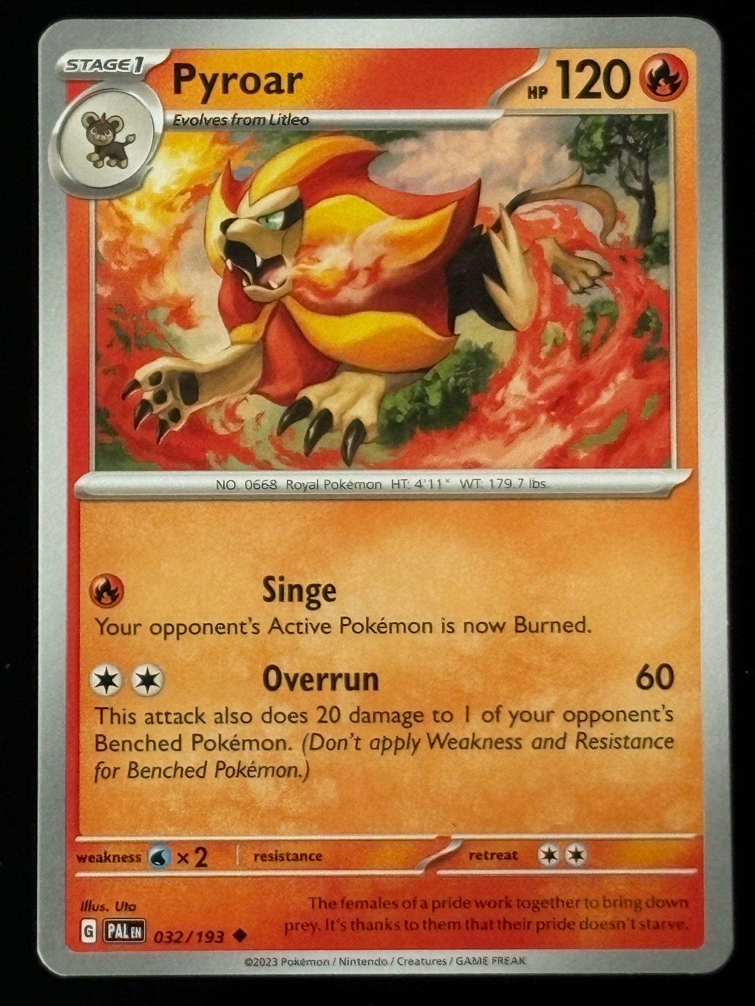 Pyroar 016/131 – Pokémon 2025 PRE EN
