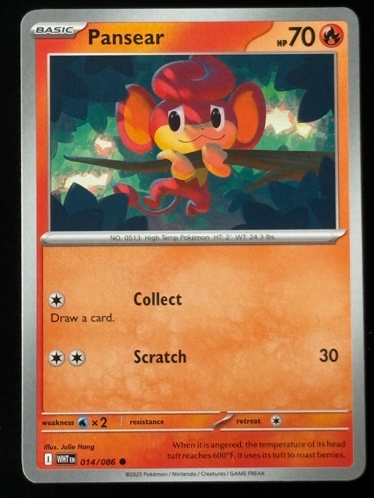 Pansear 014/086 – Pokémon 2025 WHT EN