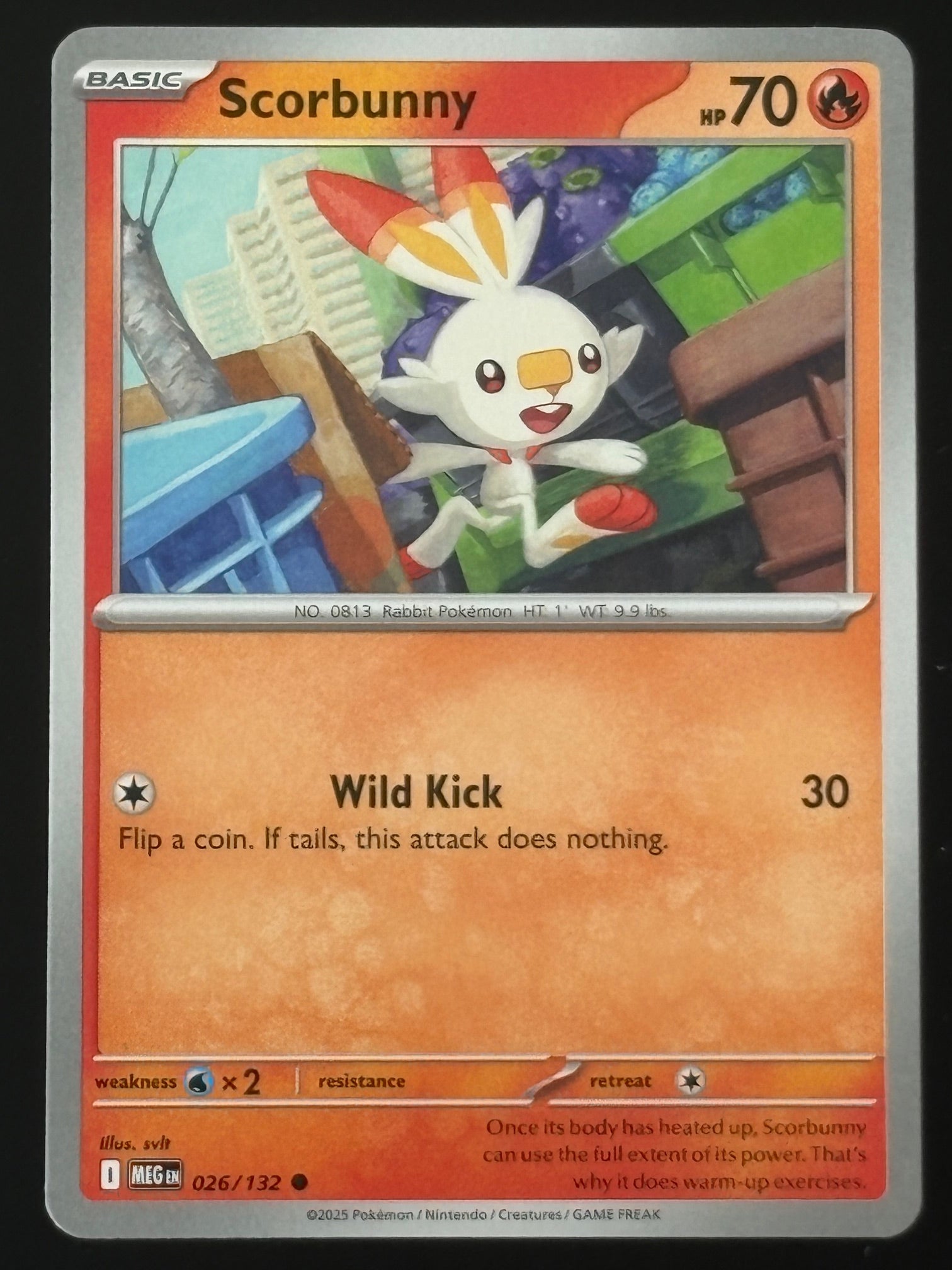 Scorbunny 026/132 – Pokémon 2025 MEG EN