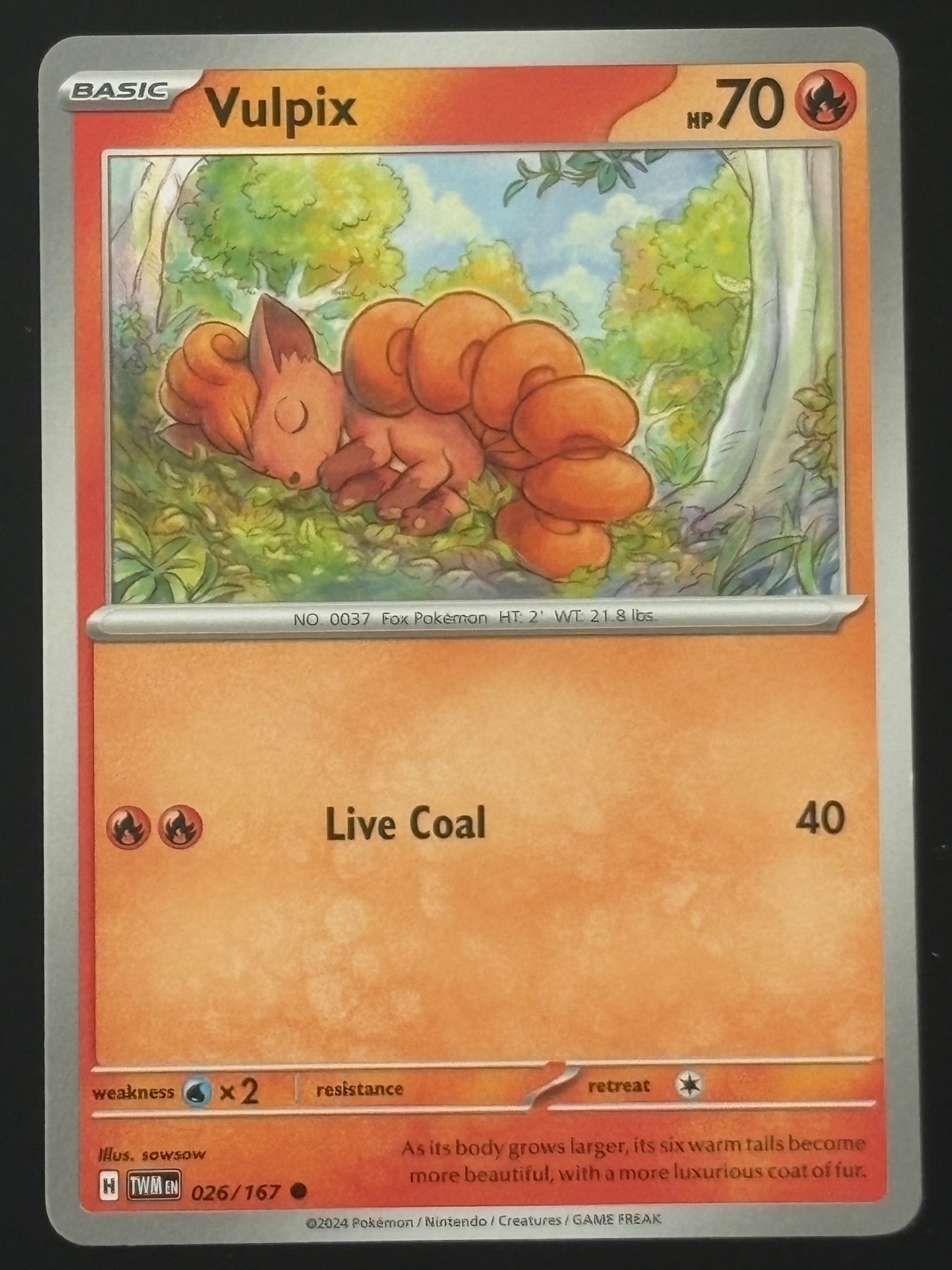 Vulpix 026/167 – Pokémon 2024 TWM EN