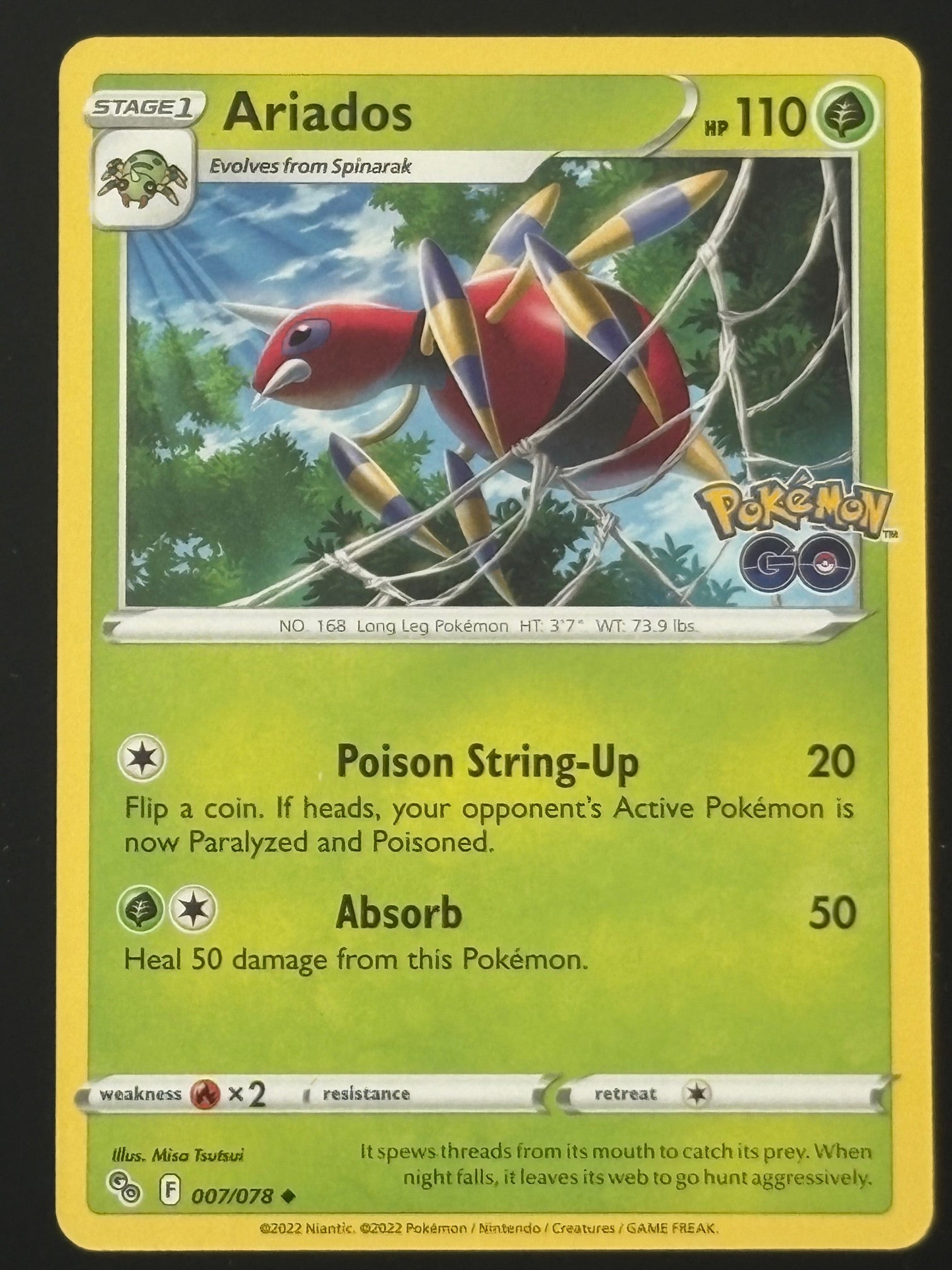 Ariados 007/078 – Pokémon GO EN