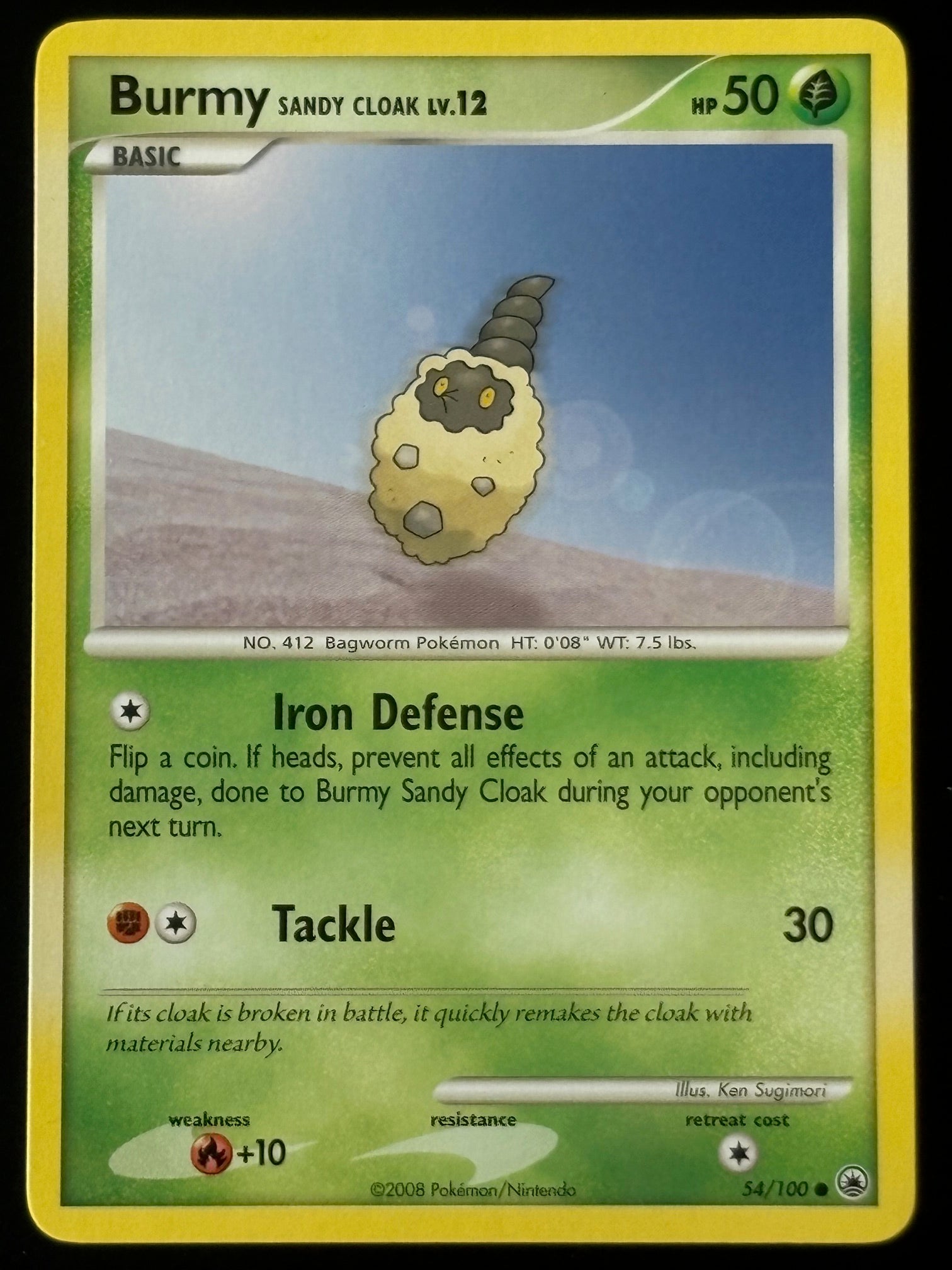 Burmy Sandy Cloak 54/100 – Pokémon 2008 EN