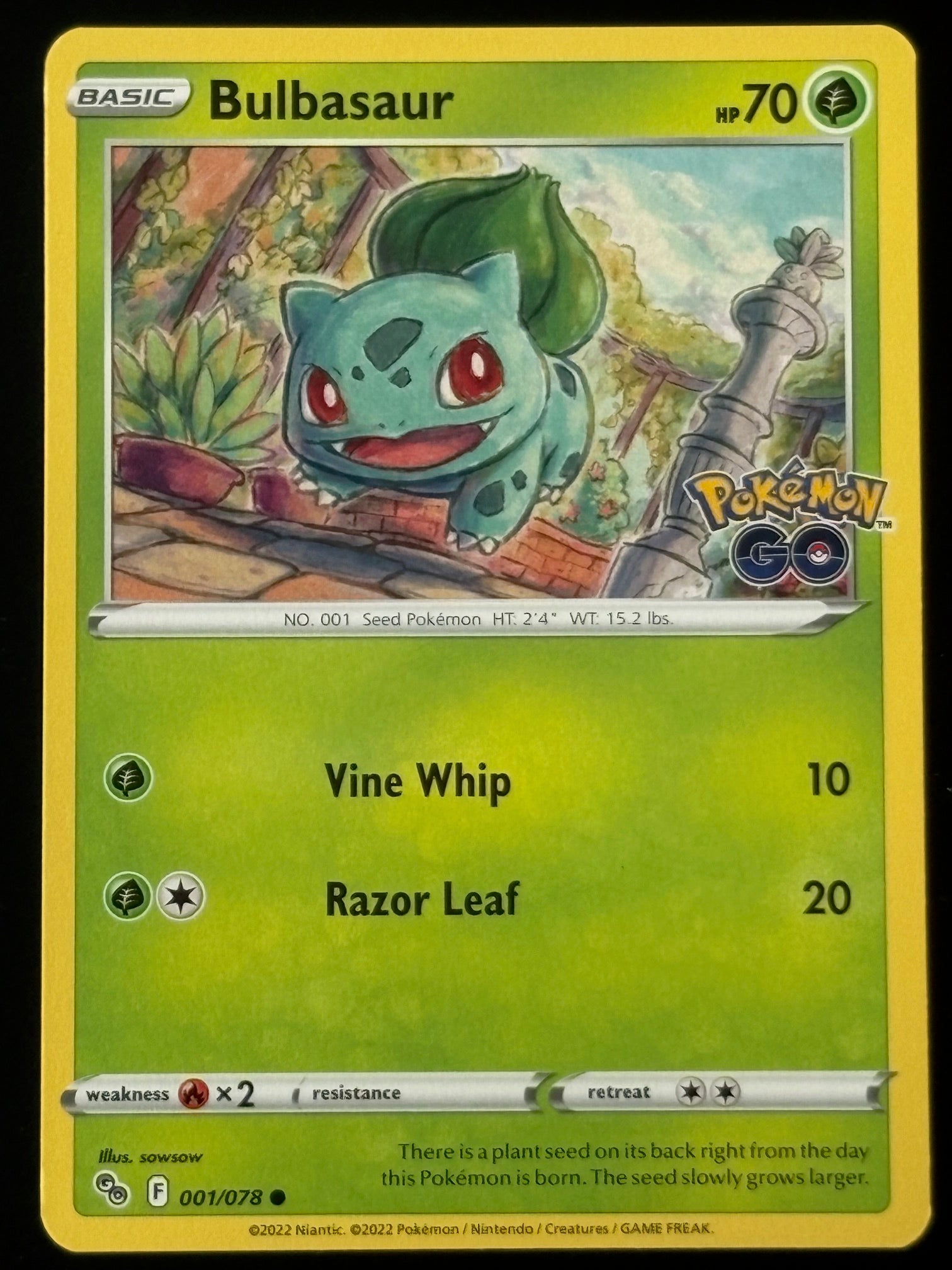Bulbasaur 001/078 – Pokémon GO EN 2022
