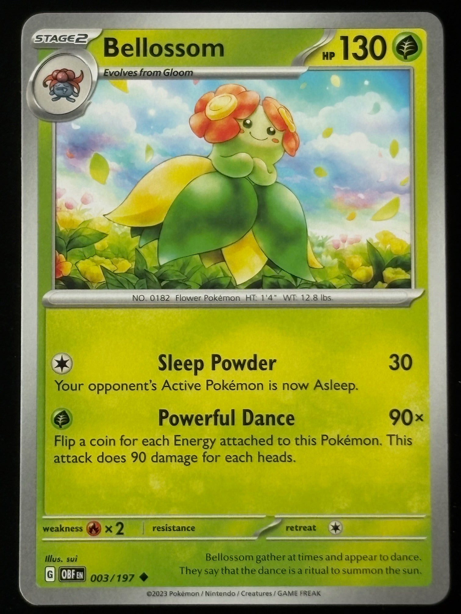 Bellossom 003/197 – Pokémon 2023 OBF EN