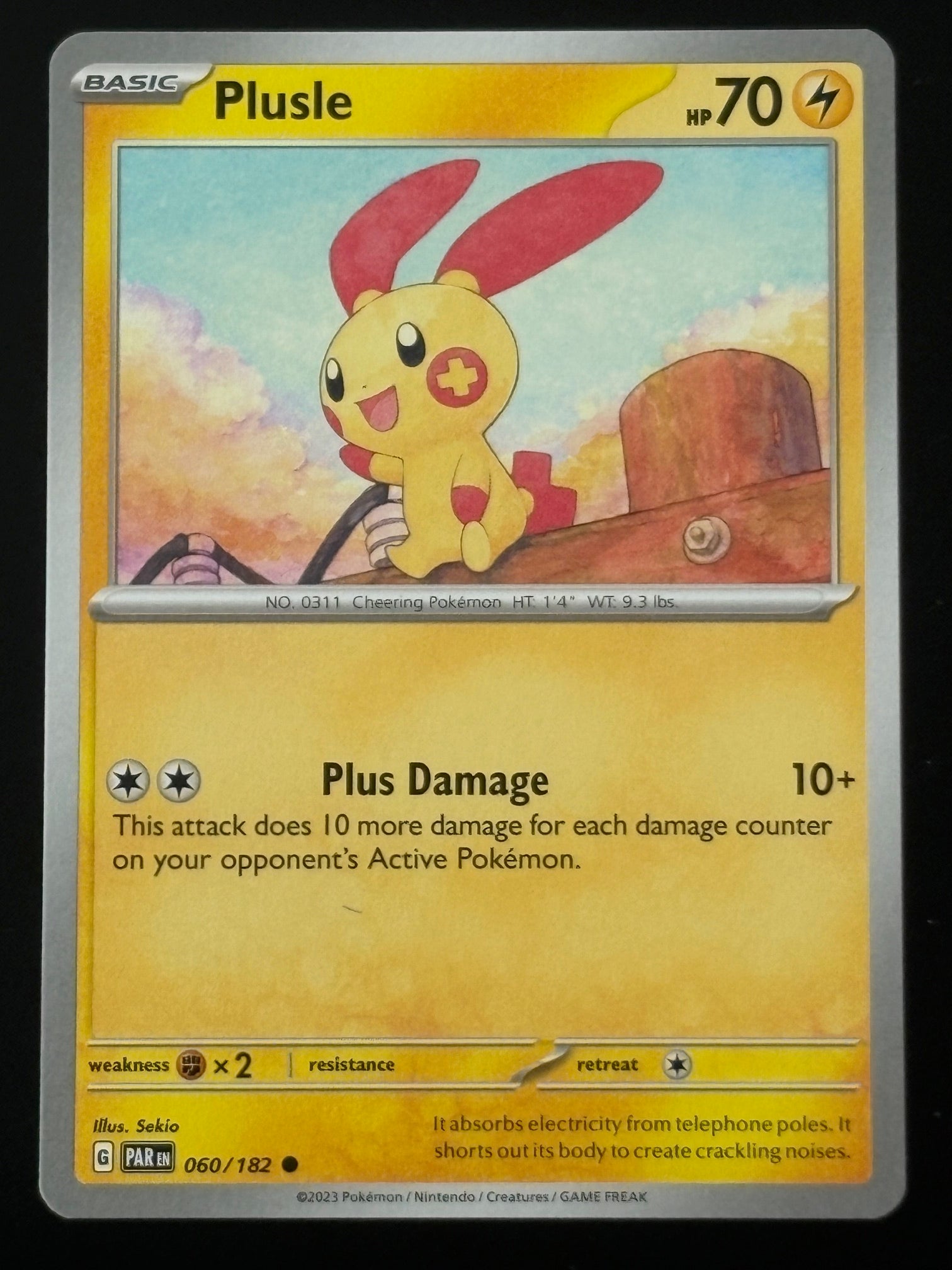 Plusle 060/182 – Pokémon 2023 PAR EN