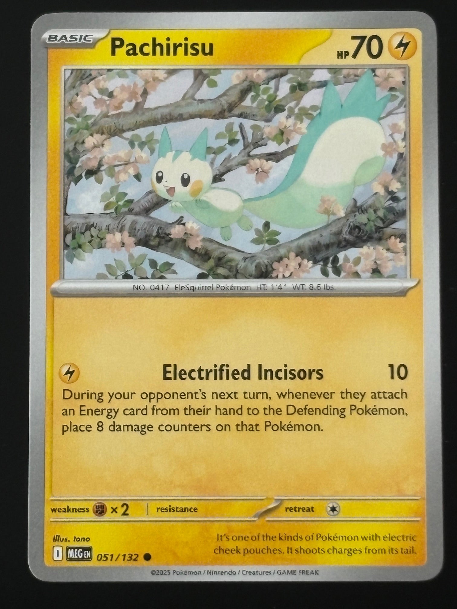 Pachirisu 051/132 – Pokémon 2025 MEG EN