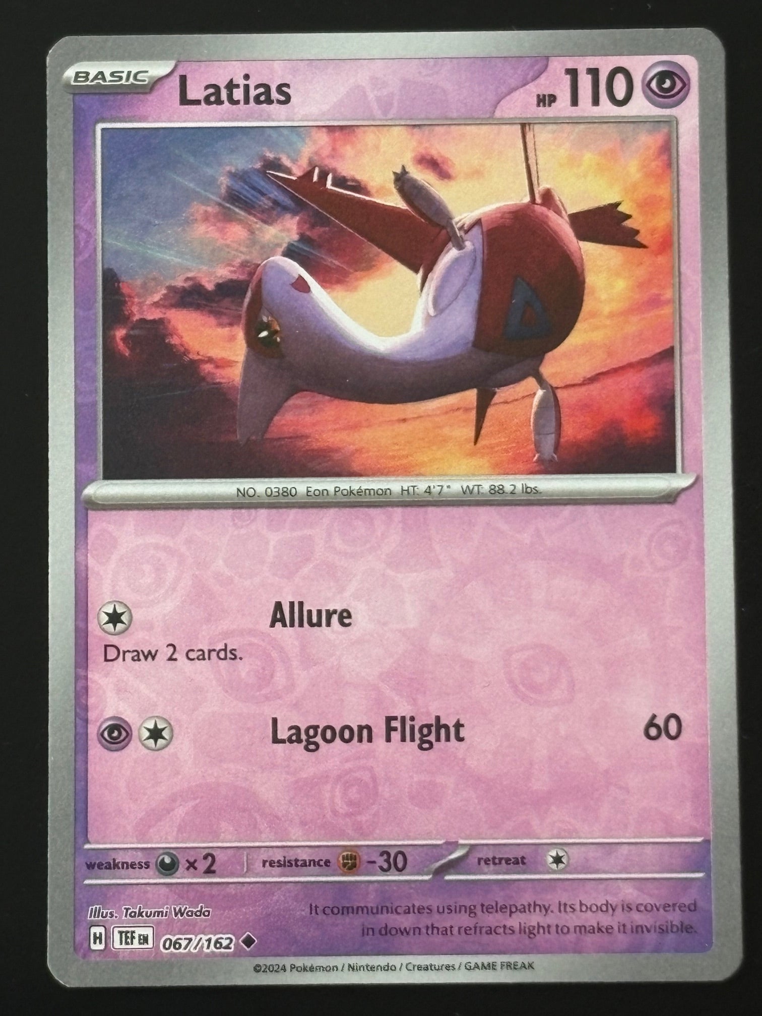 Latias 067/162 – Pokémon 2024 TEF EN