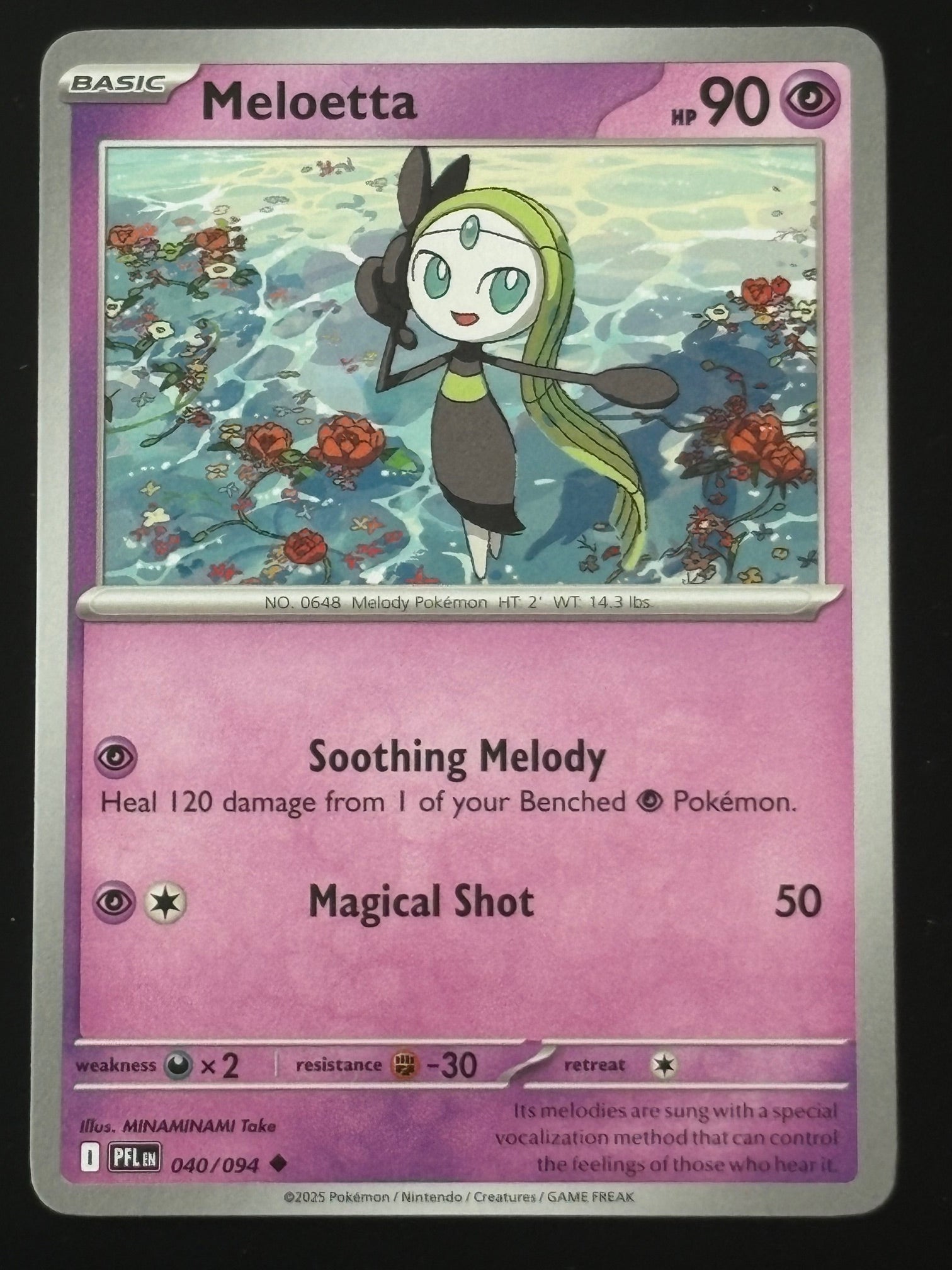 Meloetta 040/094 – Pokémon 2025 PFL EN