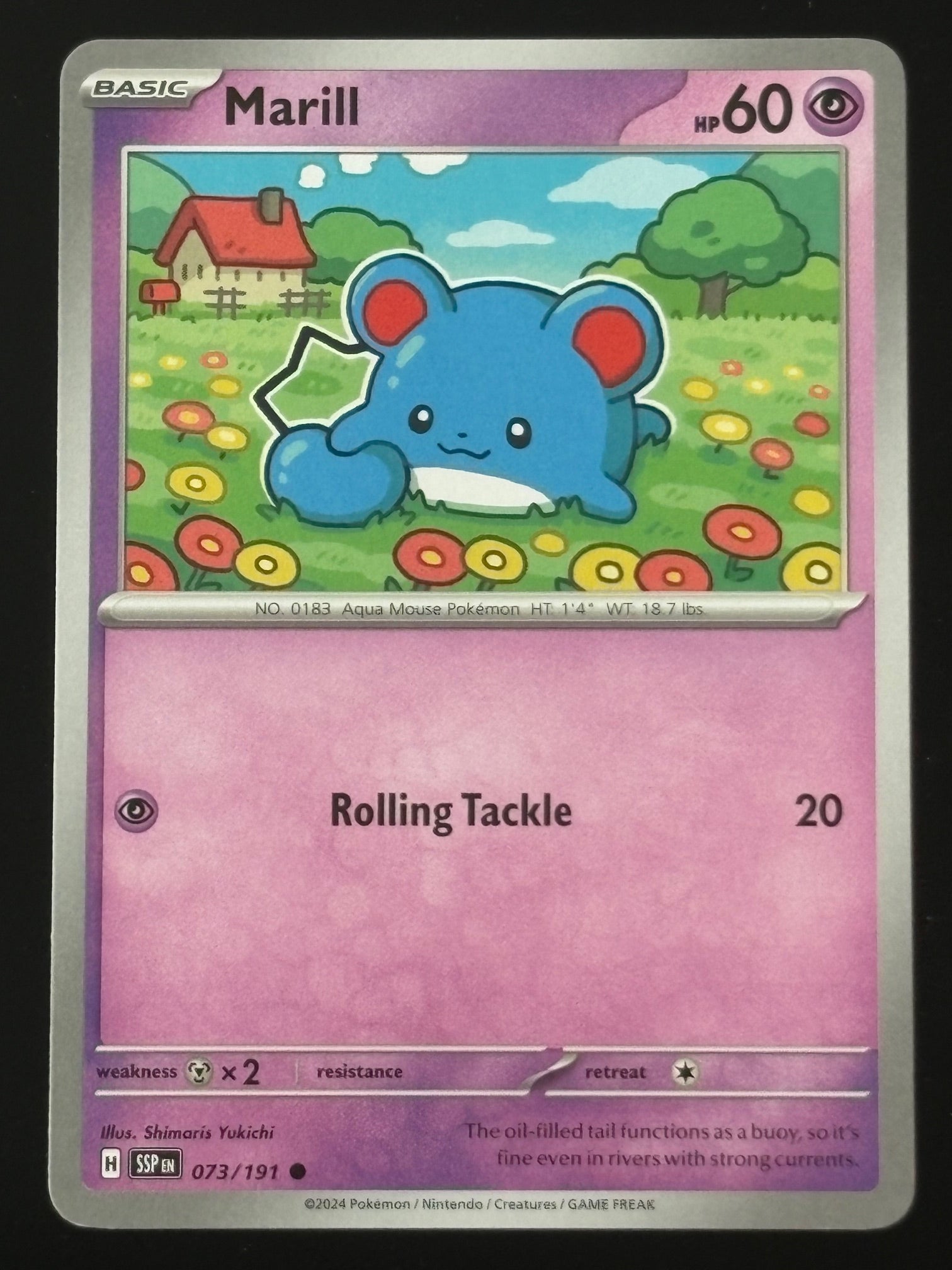 Marill 073/191 – Pokémon 2024 SSP EN