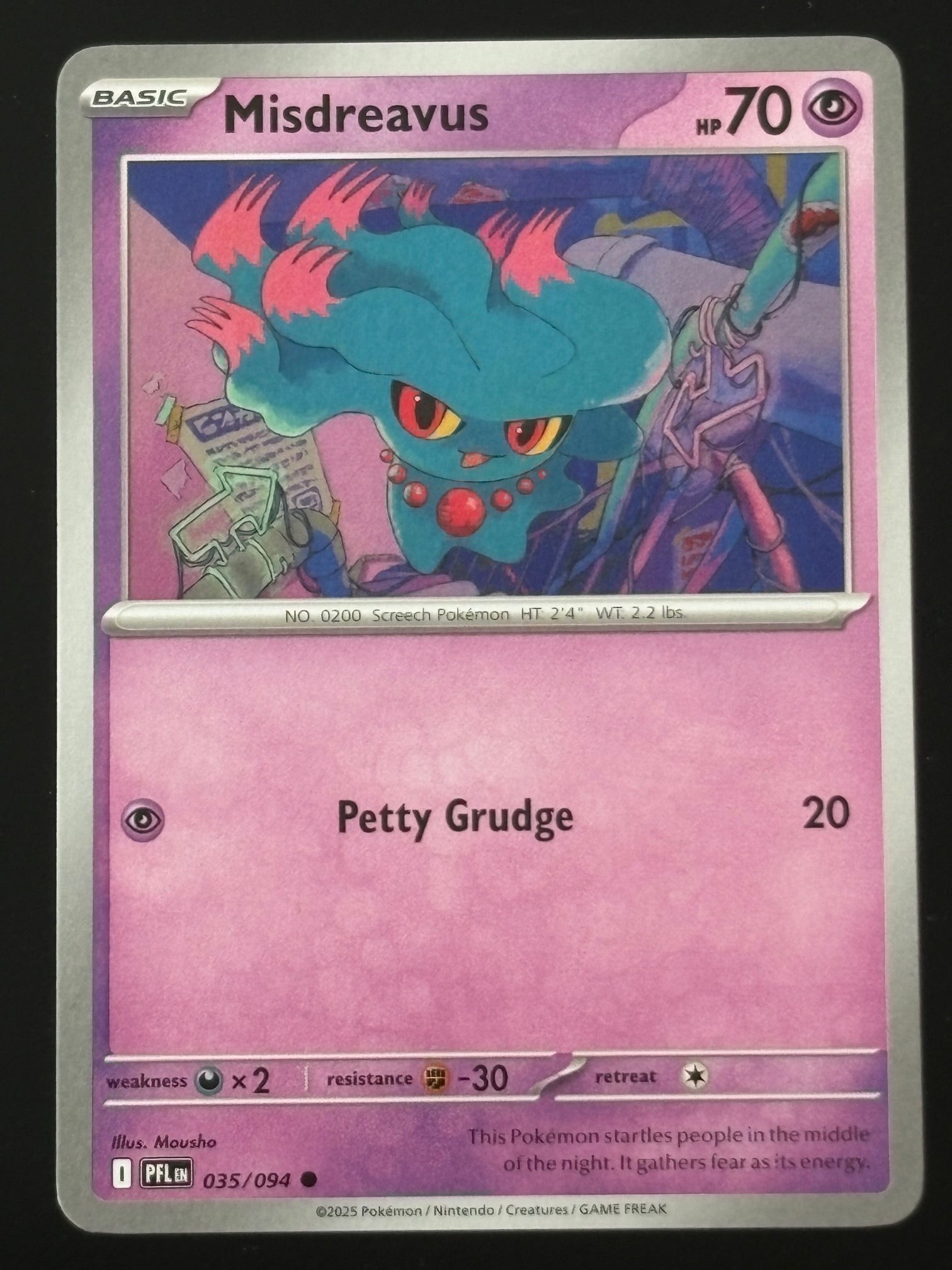 Misdreavus 035/094 – Pokémon 2025 PFL EN