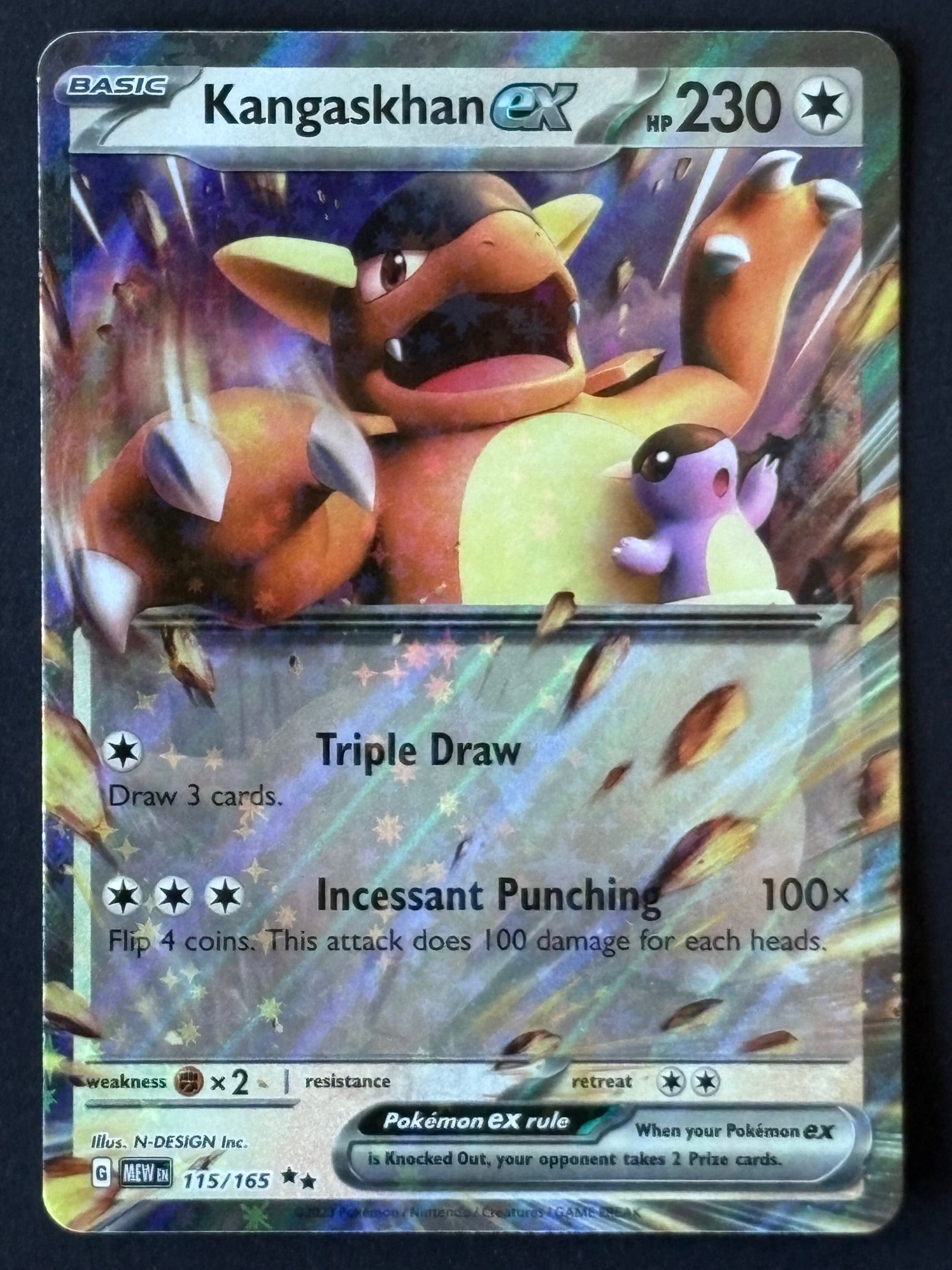 Kangaskhan ex 115/165 – Pokémon 2023 MEW EN