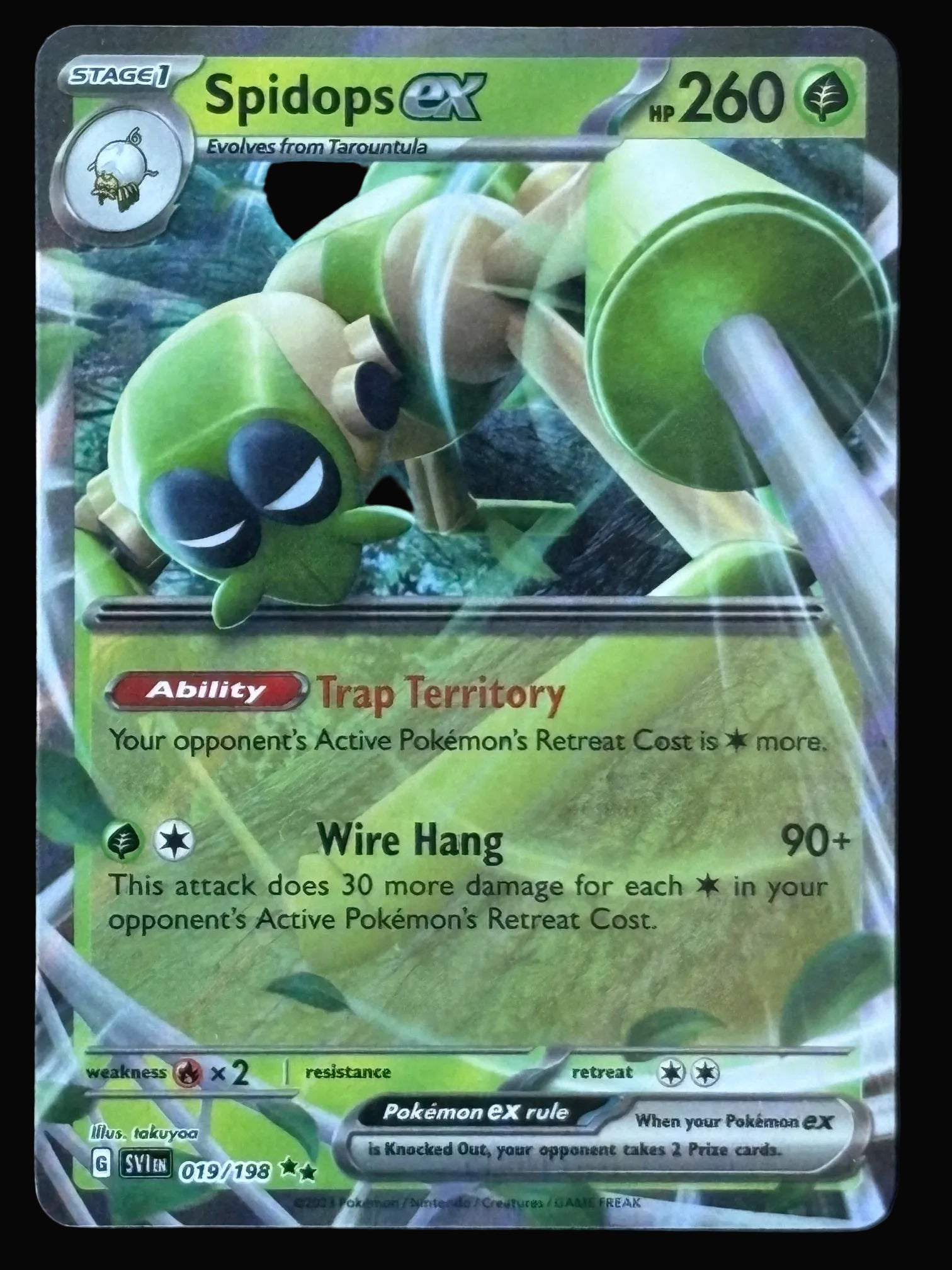 Spidops ex 019/198 – Pokémon 2023 SVI EN