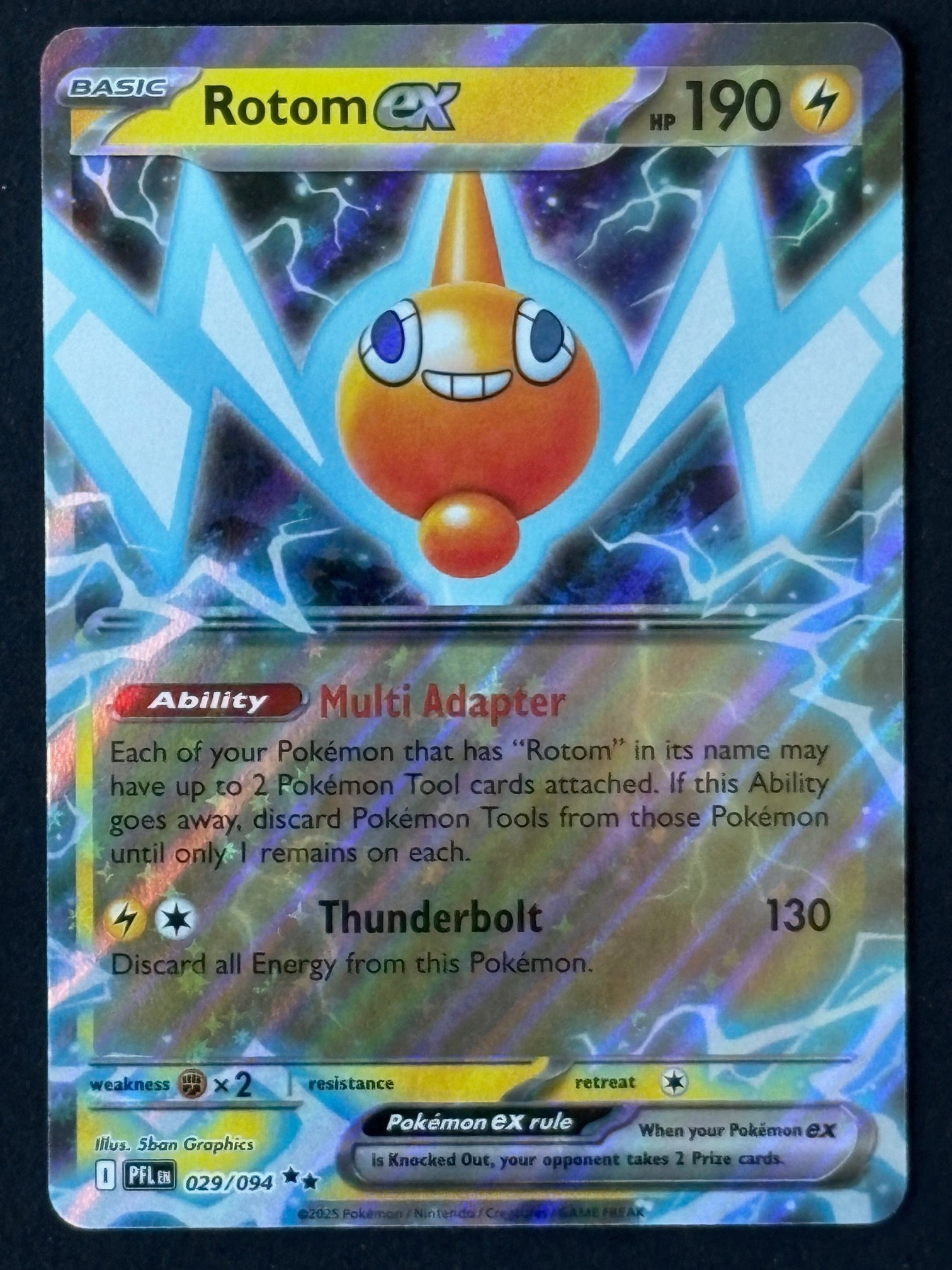 Rotom ex 029/094 – Pokémon 2025 PFL EN