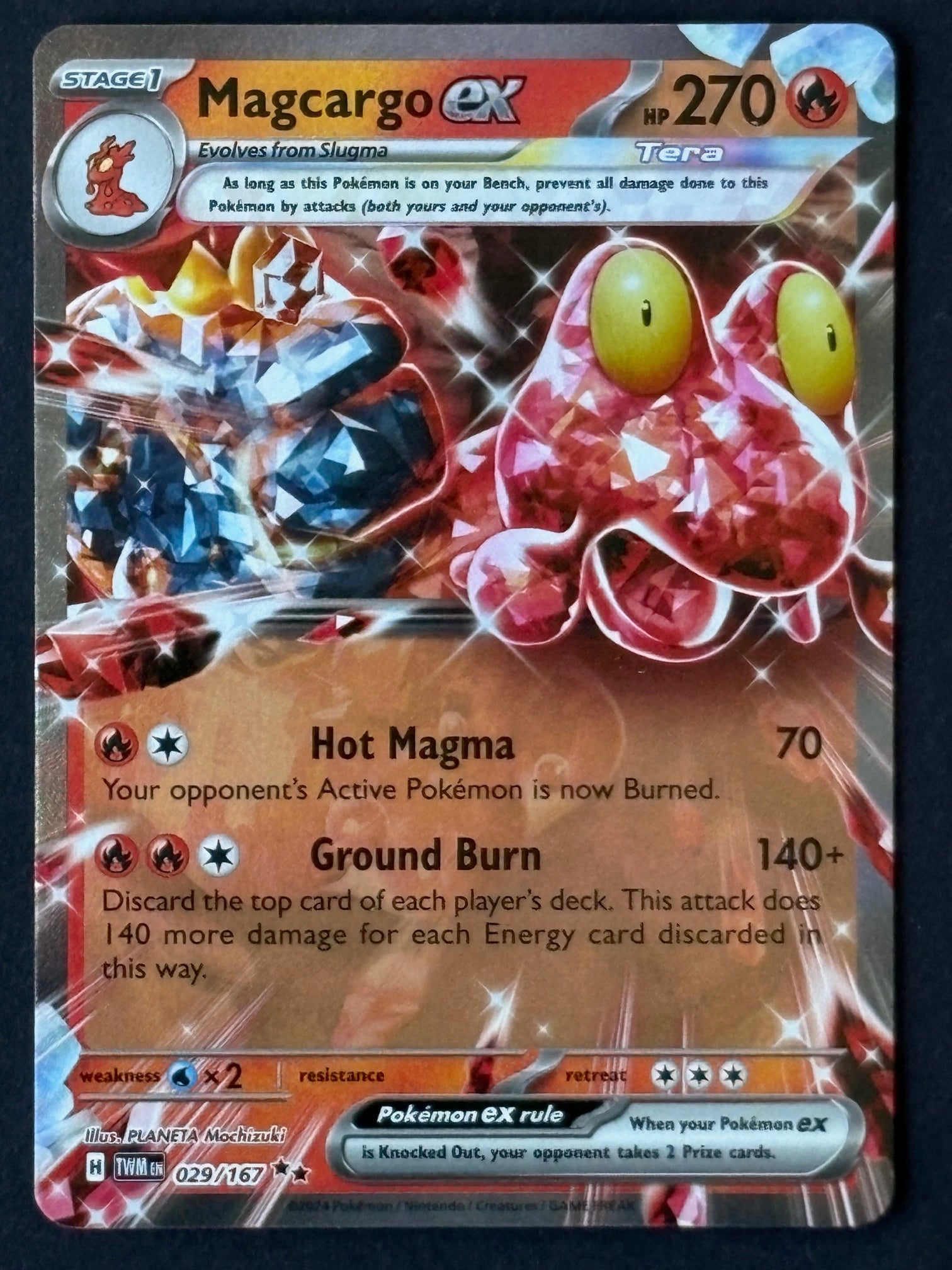 Magcargo ex 029/167 – Pokémon 2024 TWM EN