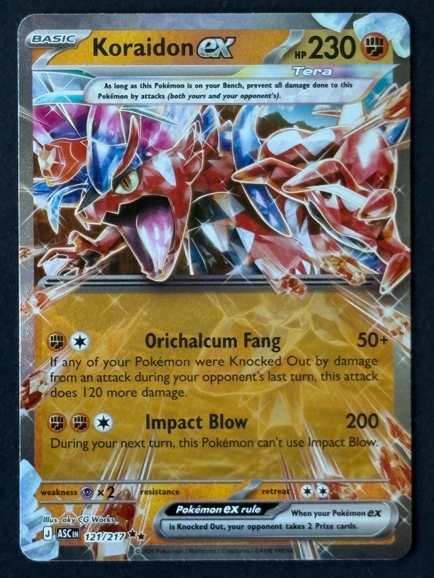 Koraidon ex 121/217 – Pokémon 2026 ASC EN