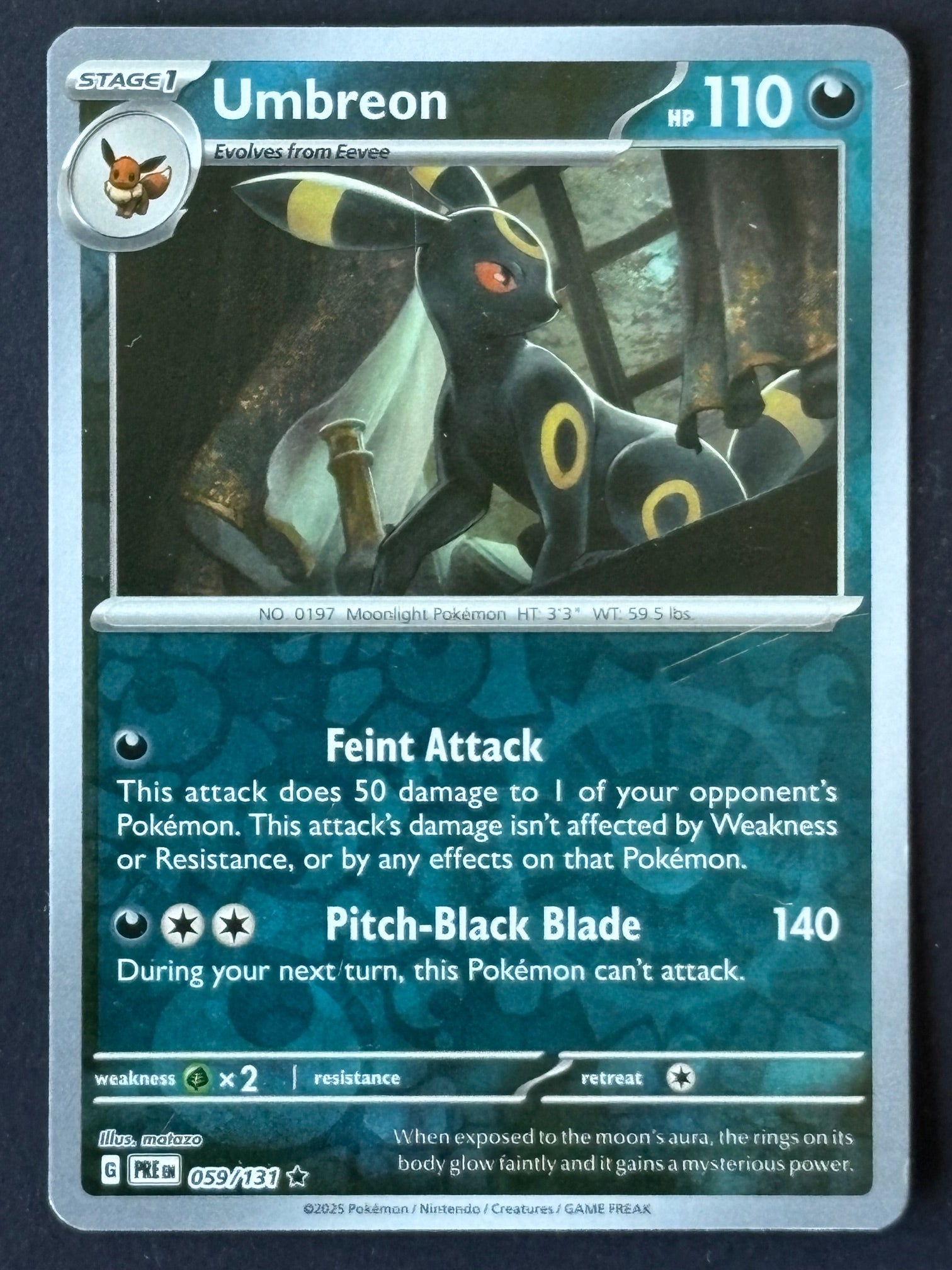 Umbreon 059/131 – Pokémon 2025 PRE EN