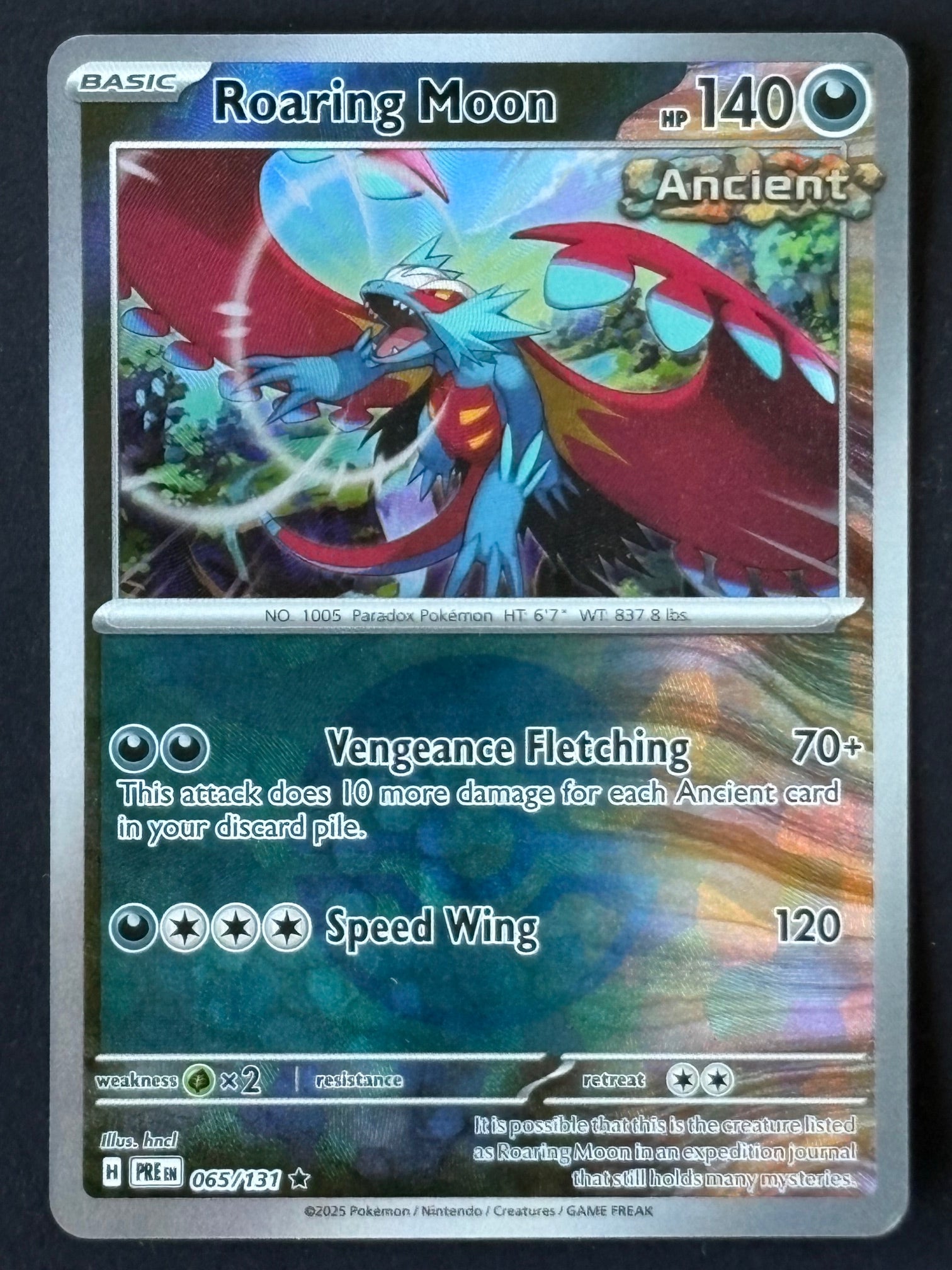 Roaring Moon 065/131 – Pokémon 2025 PRE EN