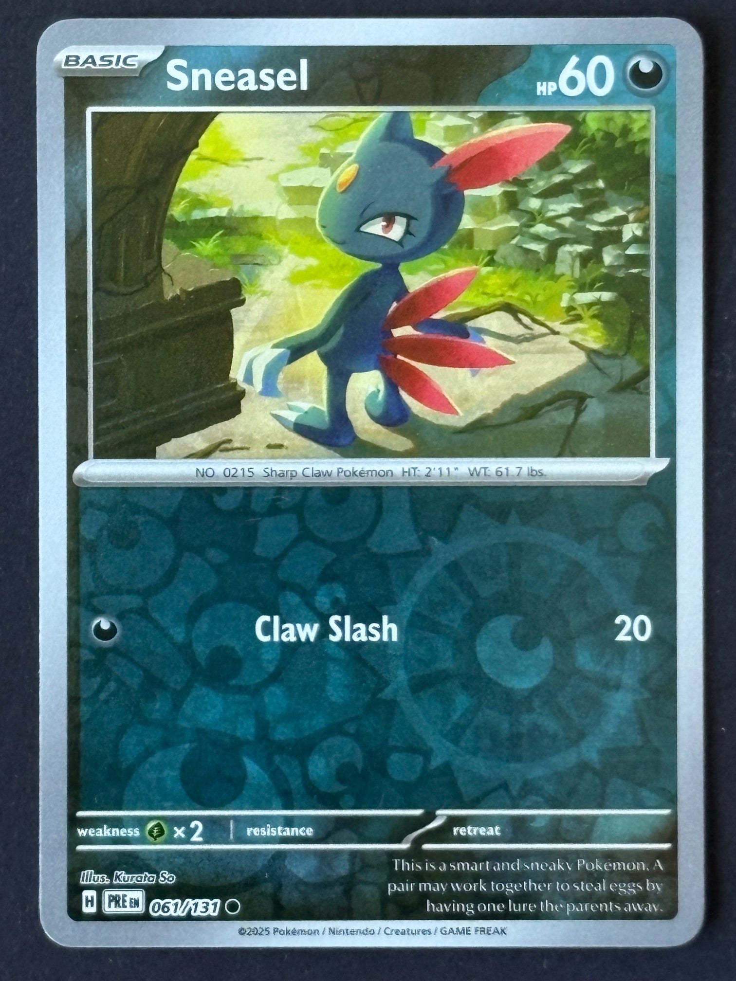 Sneasel 061/131 – Pokémon 2025 PRE EN