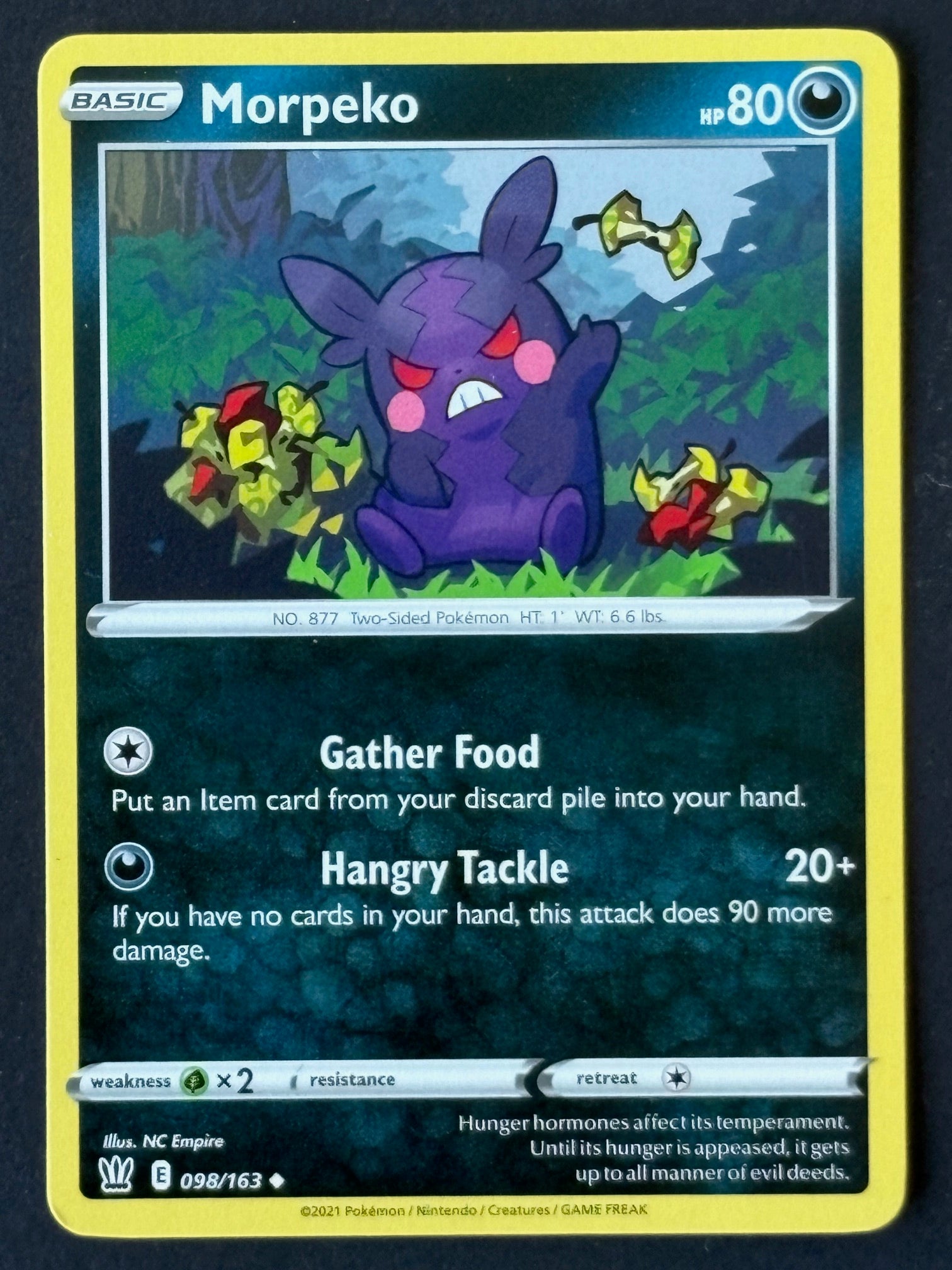 Morpeko 098/163 – Pokémon 2021 BST EN
