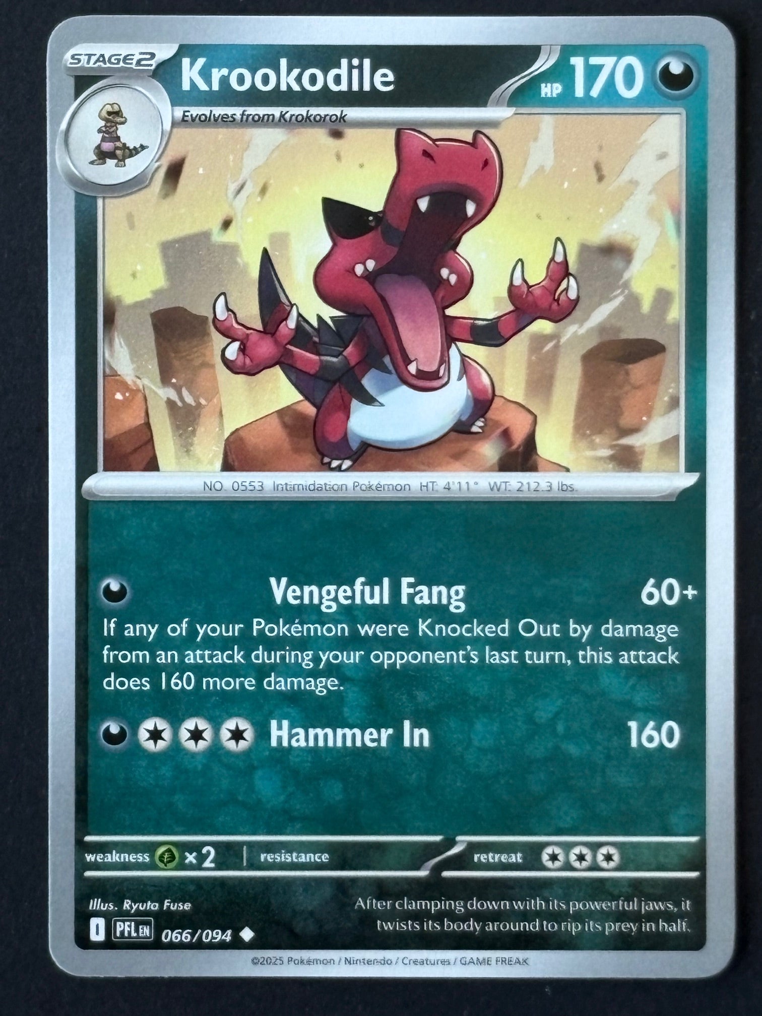 Krookodile 066/094 – Pokémon 2025 PFL EN