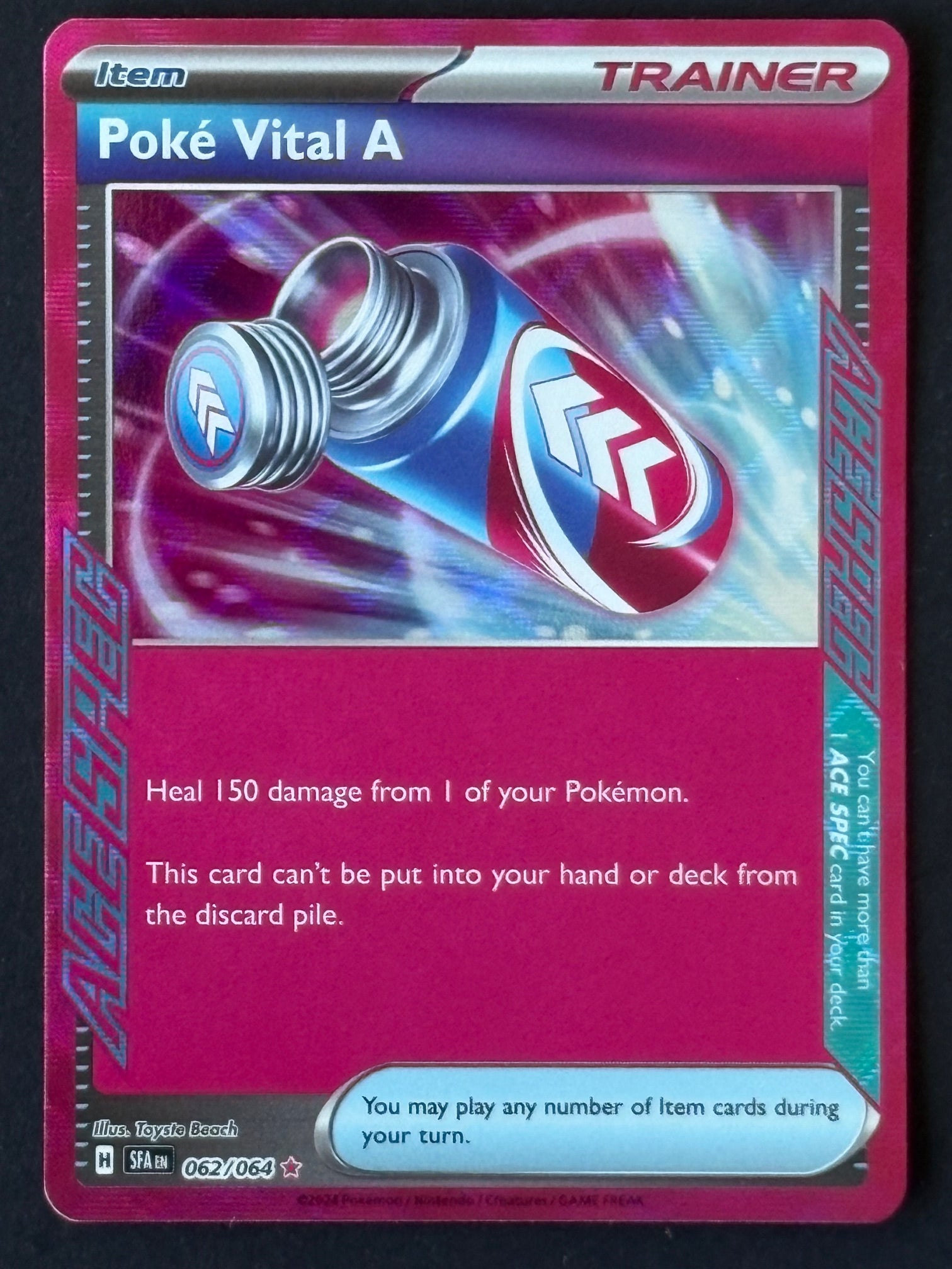Poké Vital A 062/064 – Pokémon 2025 SFA EN