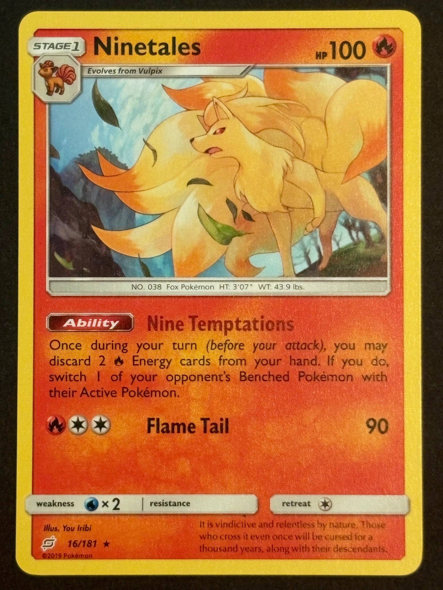 Ninetales 16/181 – Pokémon 2019 TEU EN Rare