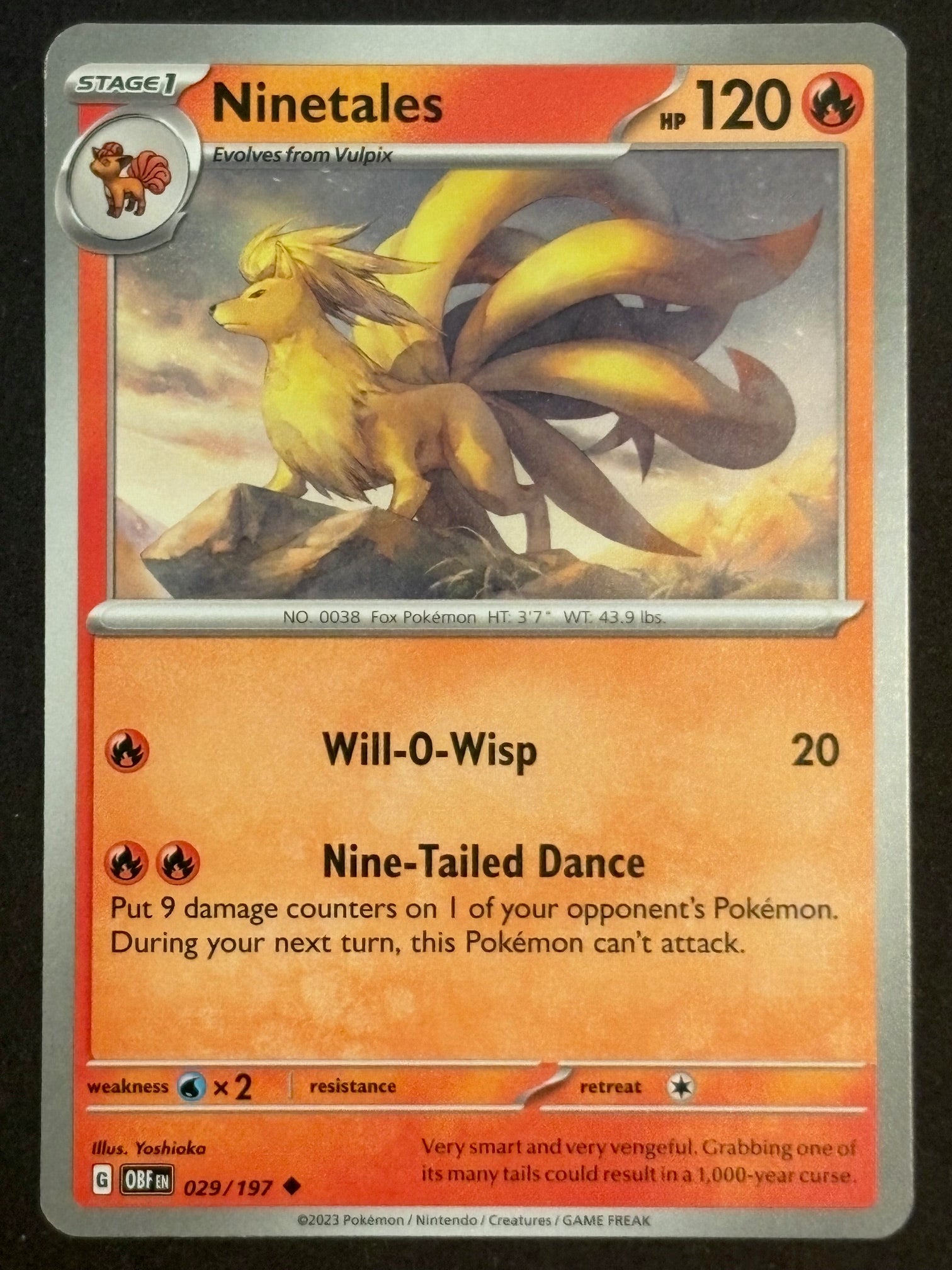Ninetales 029/197 – Pokémon 2023 OBF EN