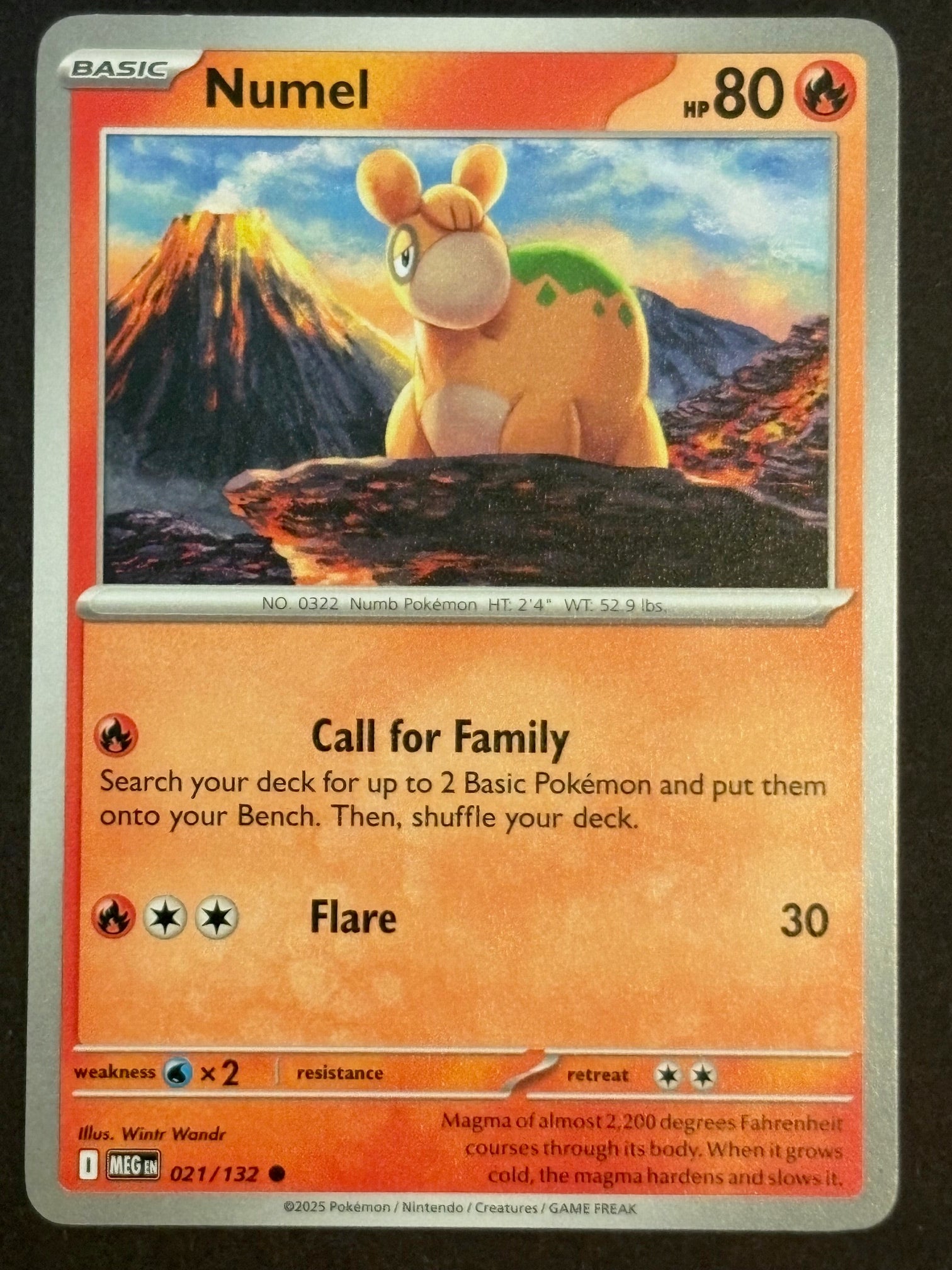 Numel 021/132 – Pokémon 2025 MEG EN