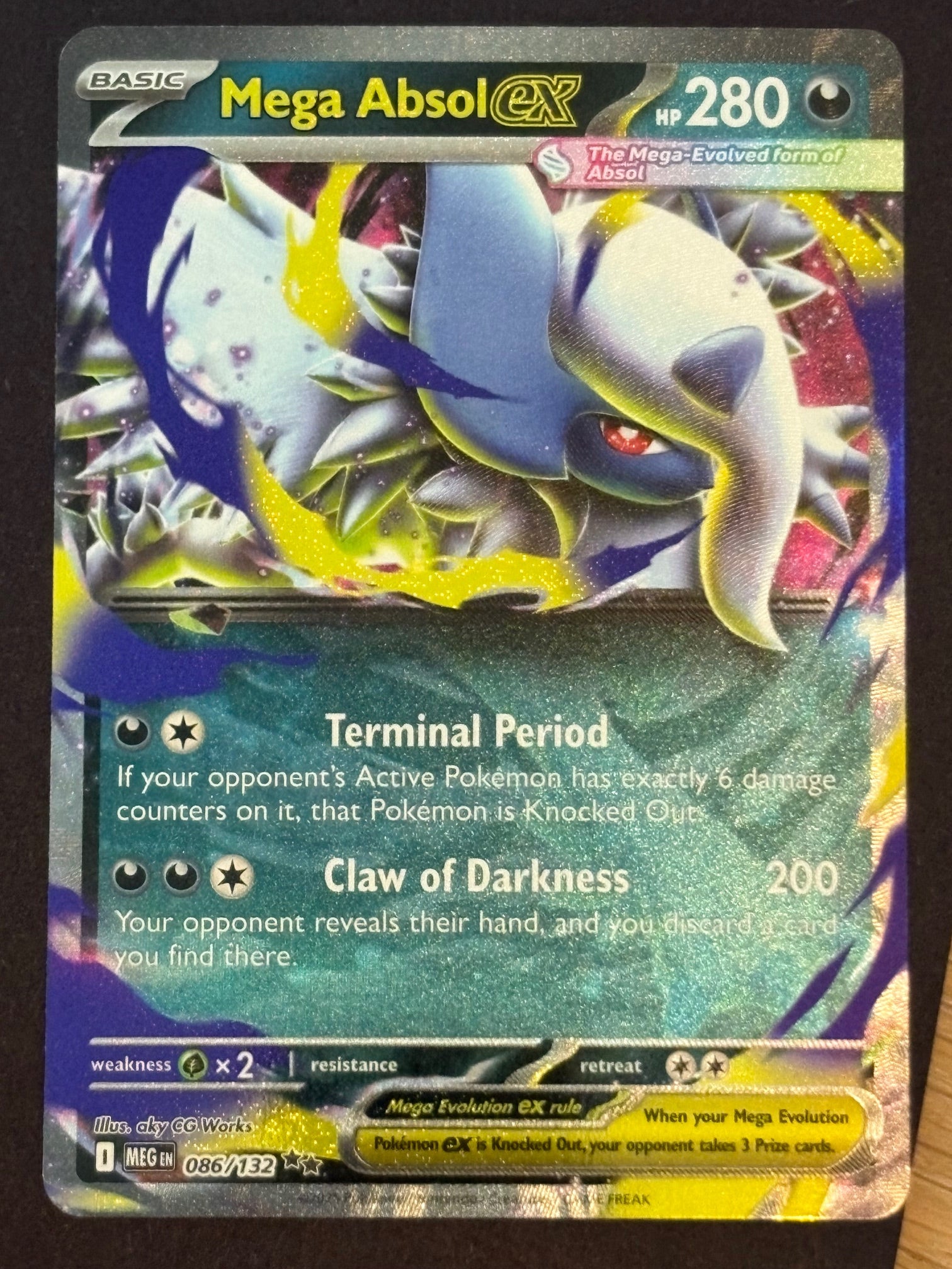 Mega Absol ex – 086/132 MEG EN